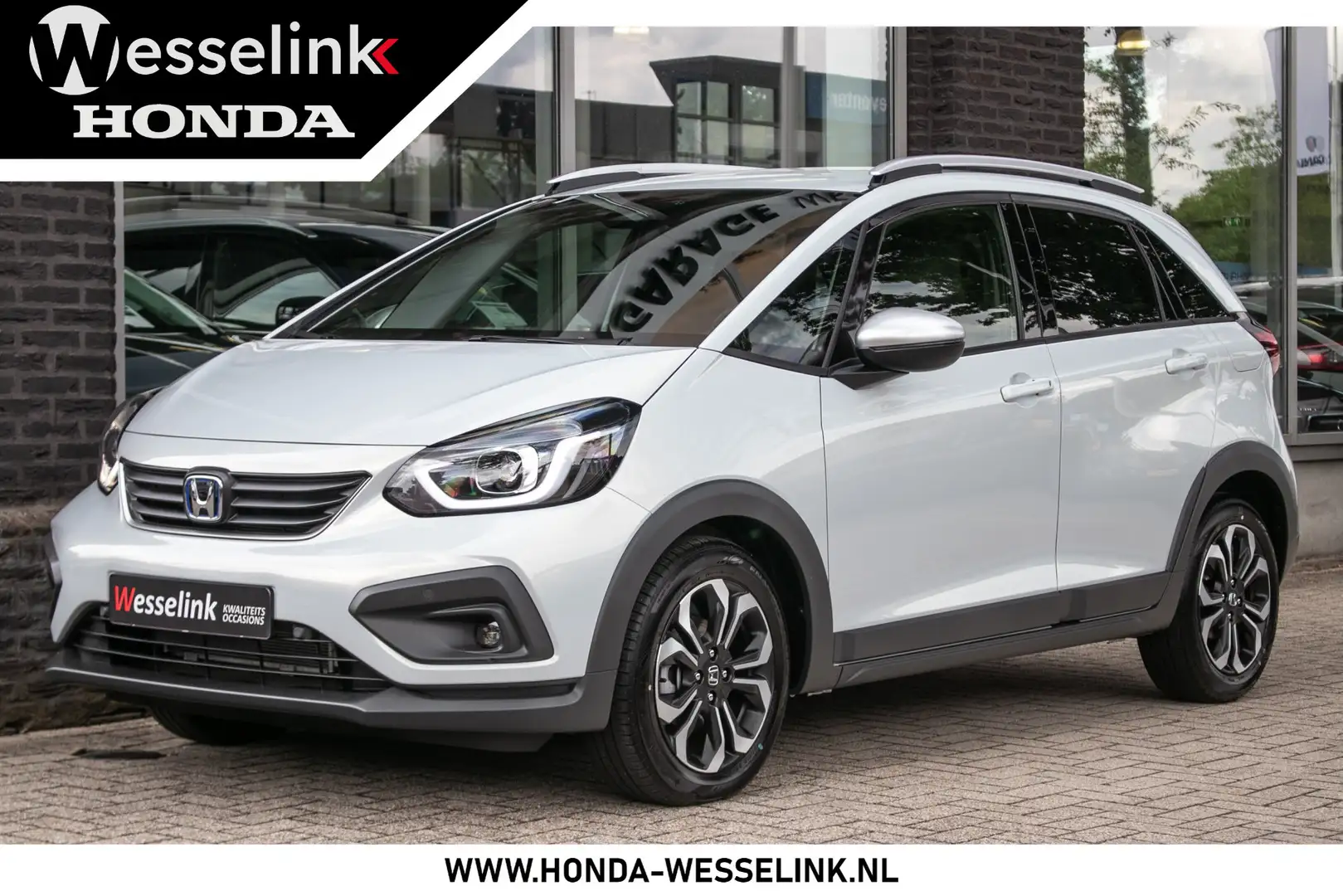 Honda Jazz 1.5 e:HEV Crosstar - All-in rijklrprs | Honda Sens Zilver - 1