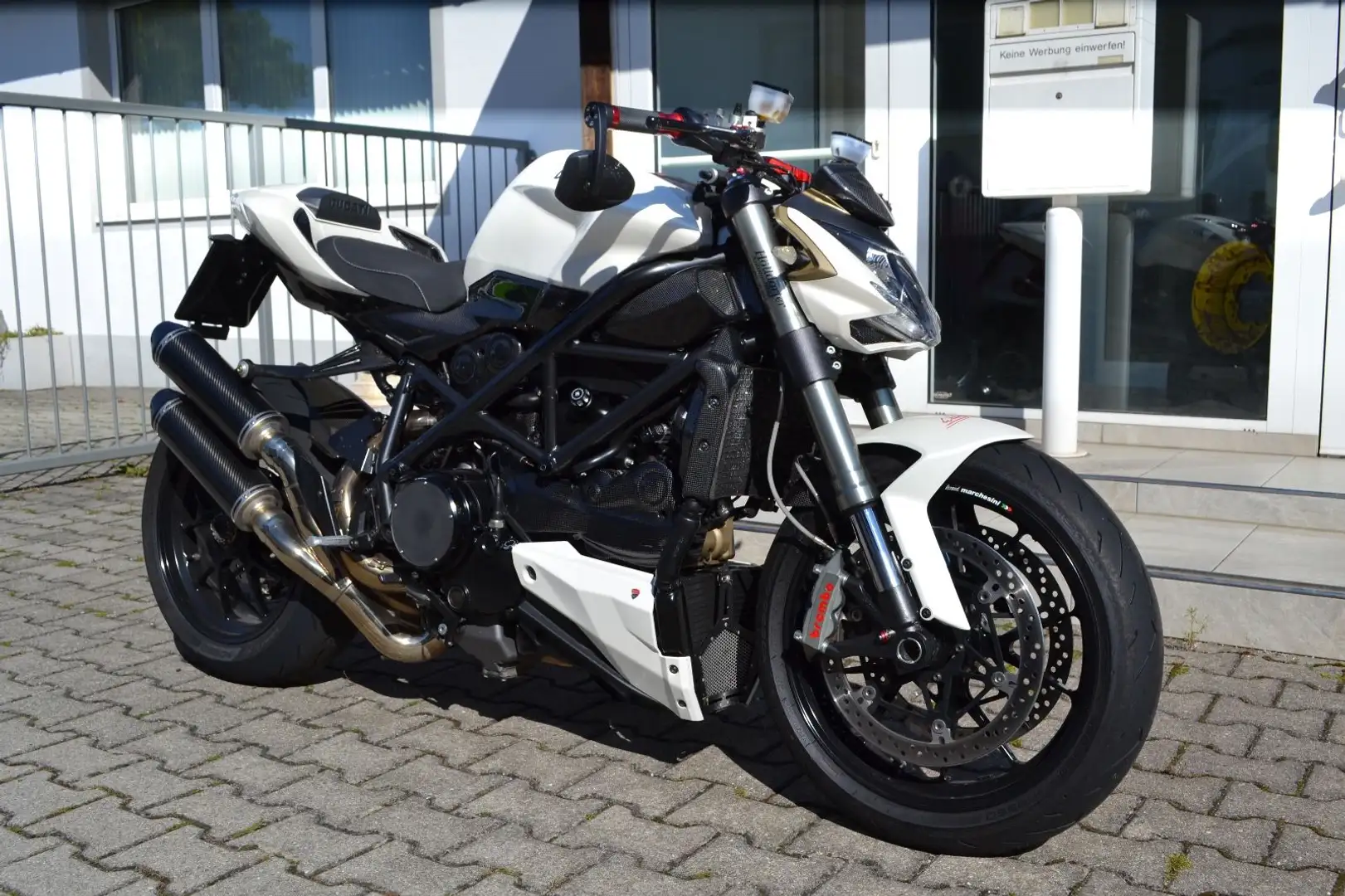 Ducati Streetfighter S Einzelstück in Top-Zustand Bianco - 2