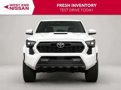 White 2024 Toyota Tacoma Pickup Truck Four-Wheel Drive 8-Speed Automatic