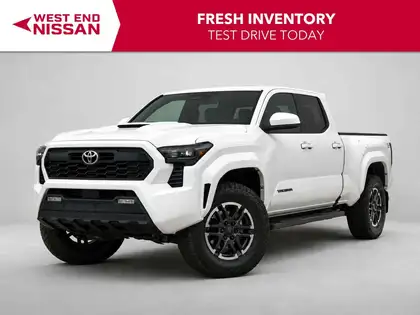 White 2024 Toyota Tacoma Pickup Truck Four-Wheel Drive 8-Speed Automatic
