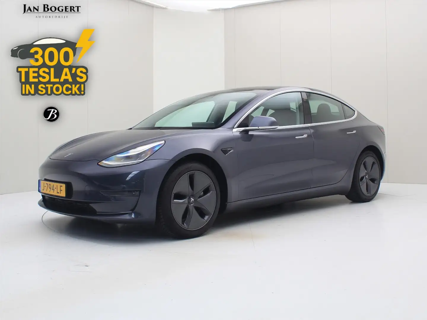 Tesla Model 3 Long-Range AWD 351pk 75 kWh 85% SOH [ AUTOPILOT+62 Gris - 1