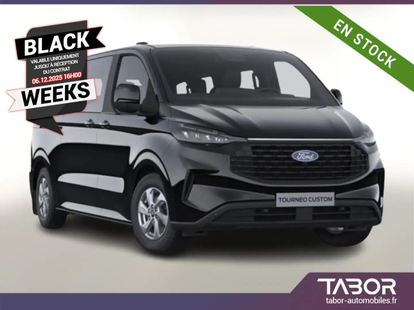 Ford Tourneo Custom TDCi 136 Trend 320 L2 Cam Noir - 1