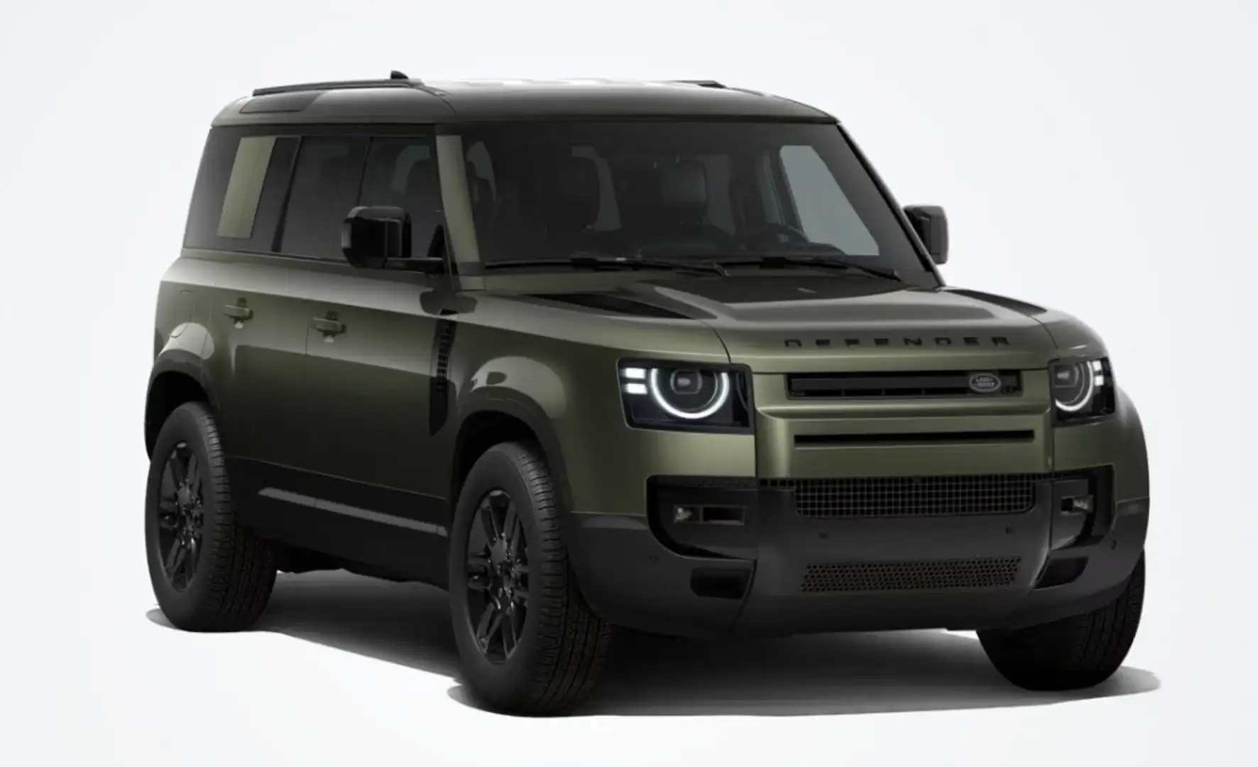 Land Rover Defender 110 D200 AWD S Aut. // Woolstone Green // Black... Grün - 1