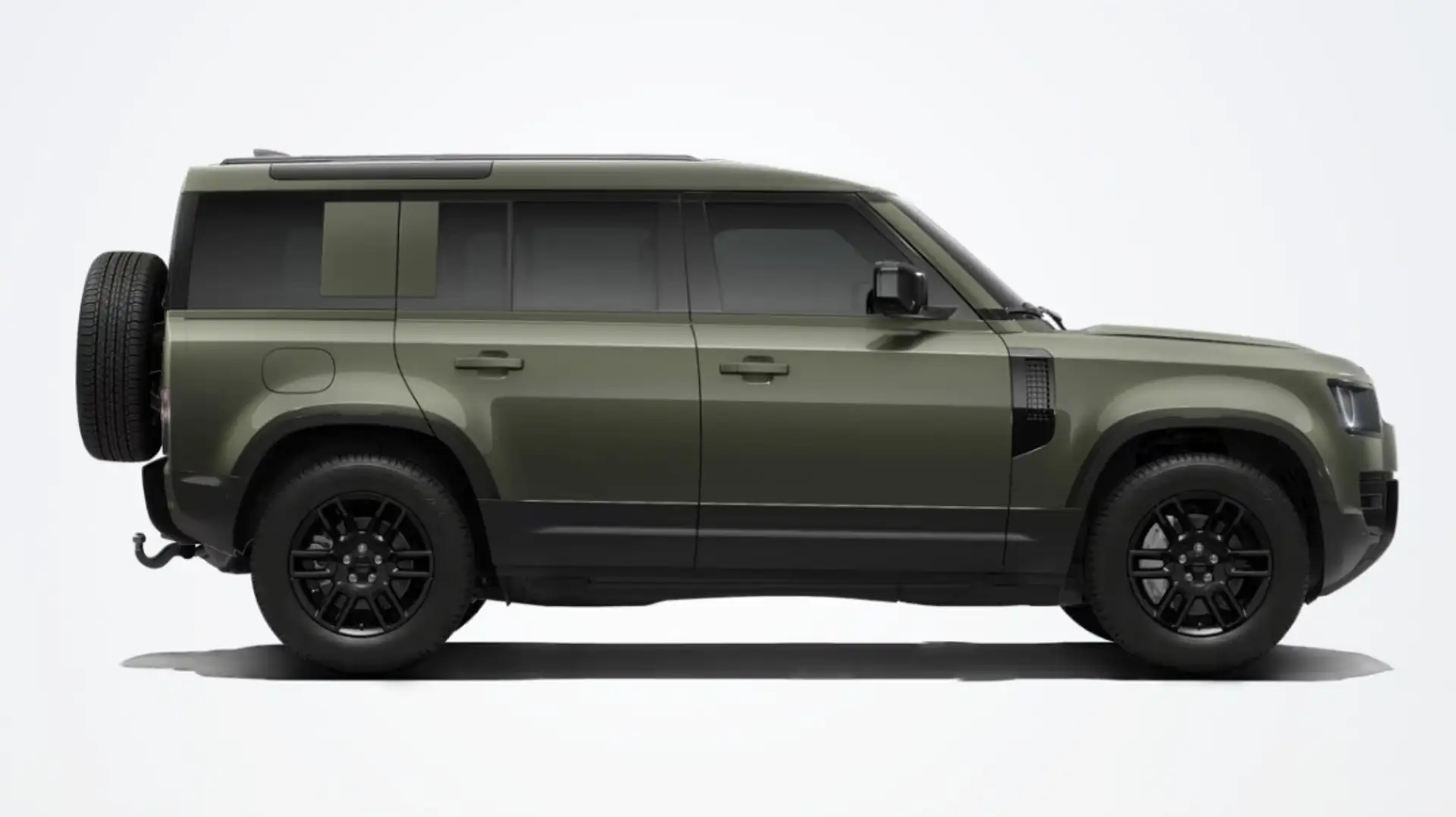 Land Rover Defender 110 D200 AWD S Aut. // Woolstone Green // Black... Grün - 2