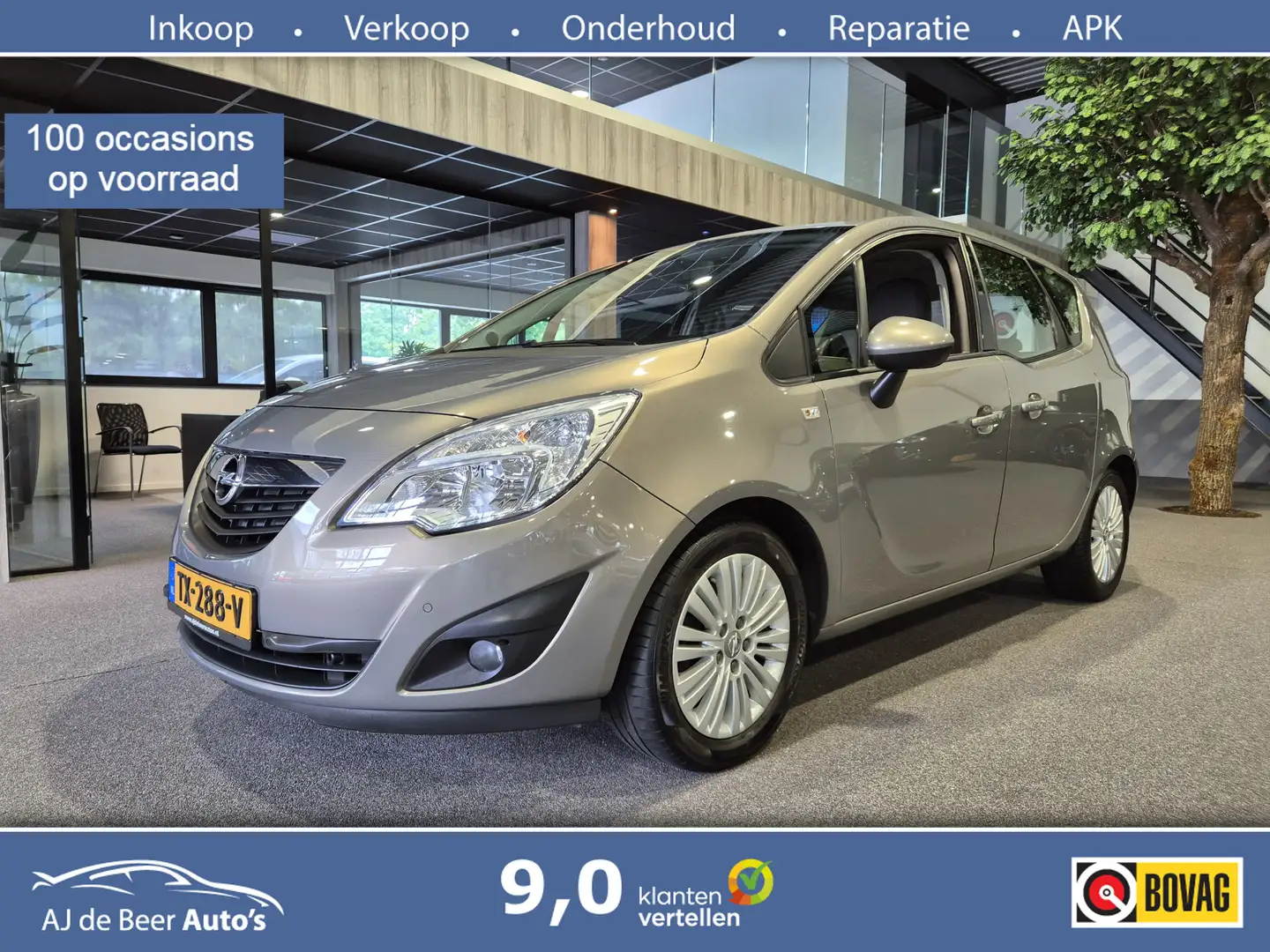 Opel Meriva 1.4 Cosmo Trekhaak | Sensoren | Clima | Cruise Bruin - 1