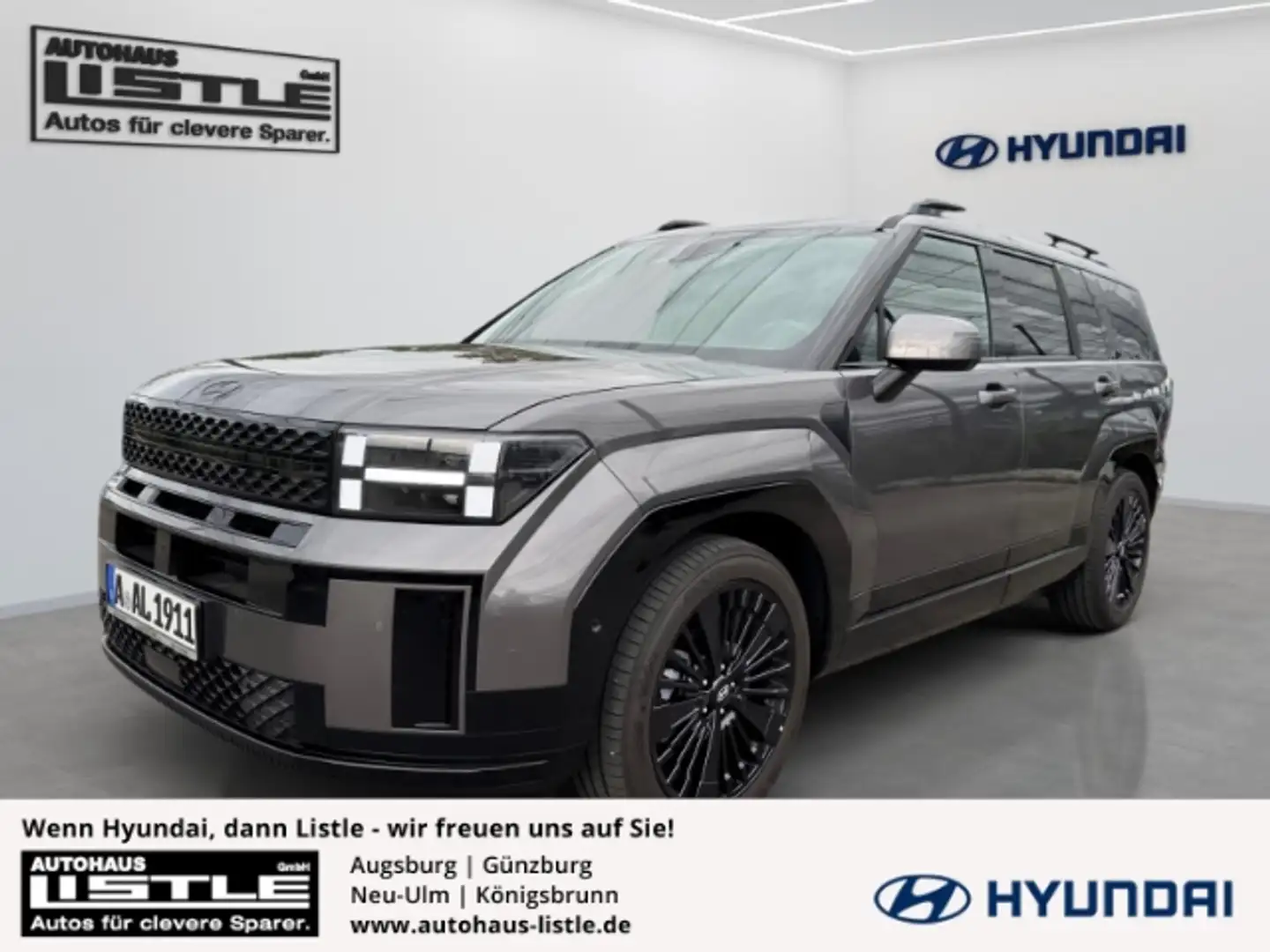 Hyundai SANTA FE HEV 1.6 T-GDI Blackline Glas-Schiebedach Digital K Grau - 1