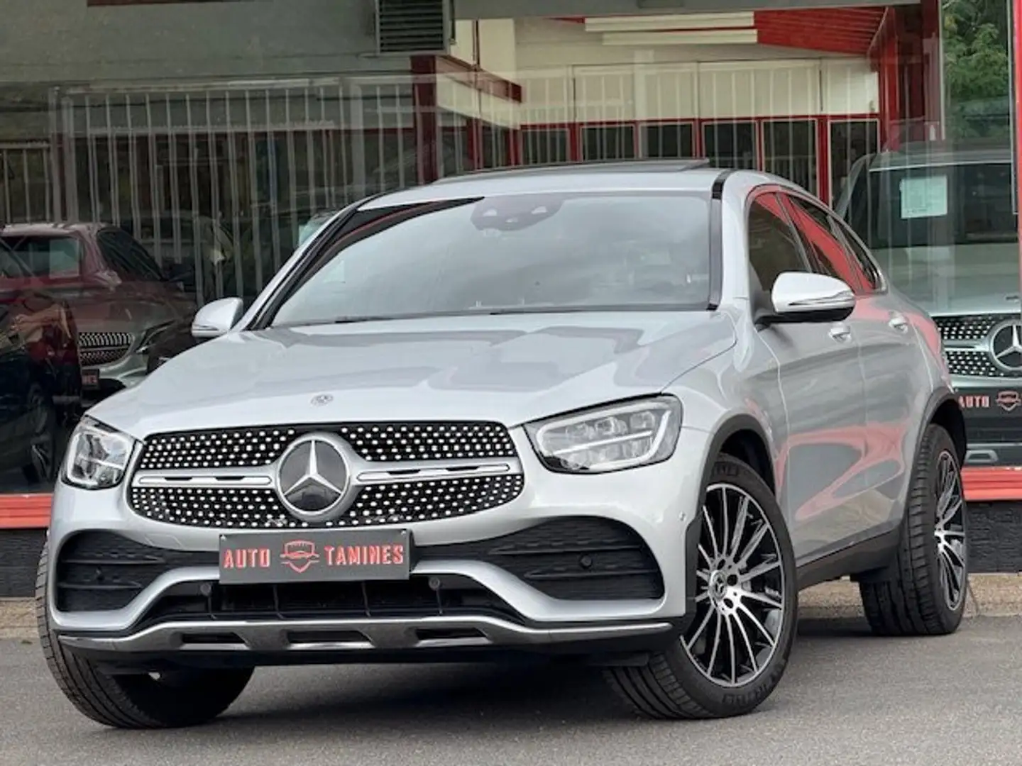 Mercedes-Benz GLC 200 D Coupé / AMG Line / Toit ouvrant / Full Option Gris - 1