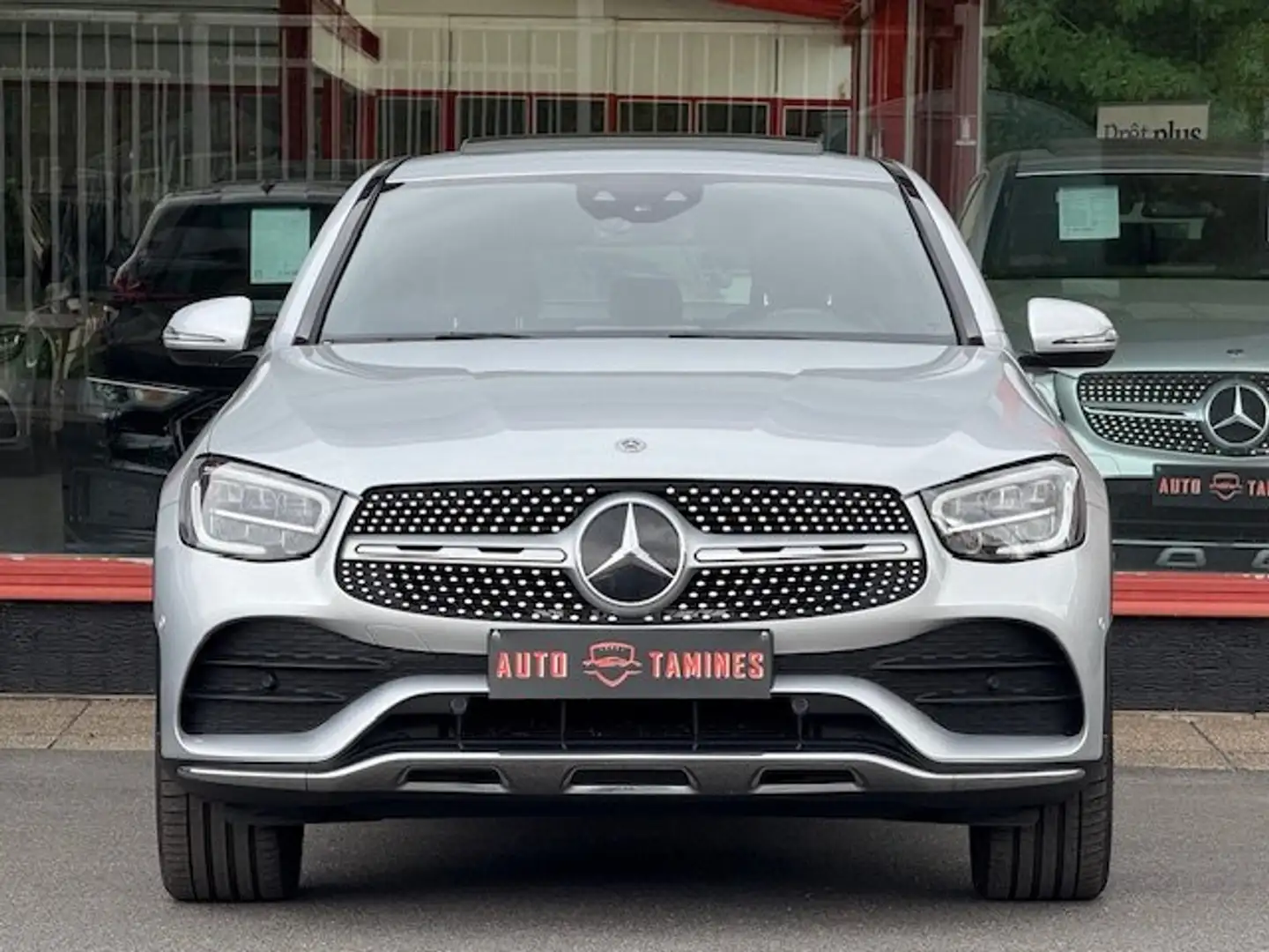 Mercedes-Benz GLC 200 D Coupé / AMG Line / Toit ouvrant / Full Option Gris - 2