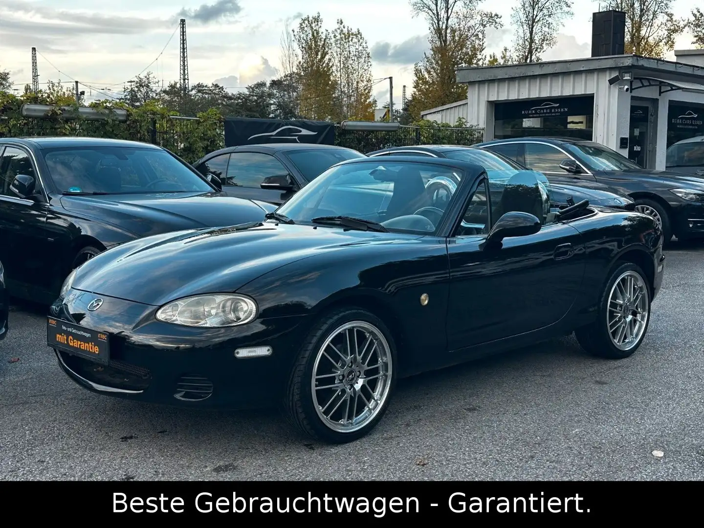Mazda MX-5 1.6 16V 86 TKM * 2 HAND * TOP GEPFLEGT * Schwarz - 2
