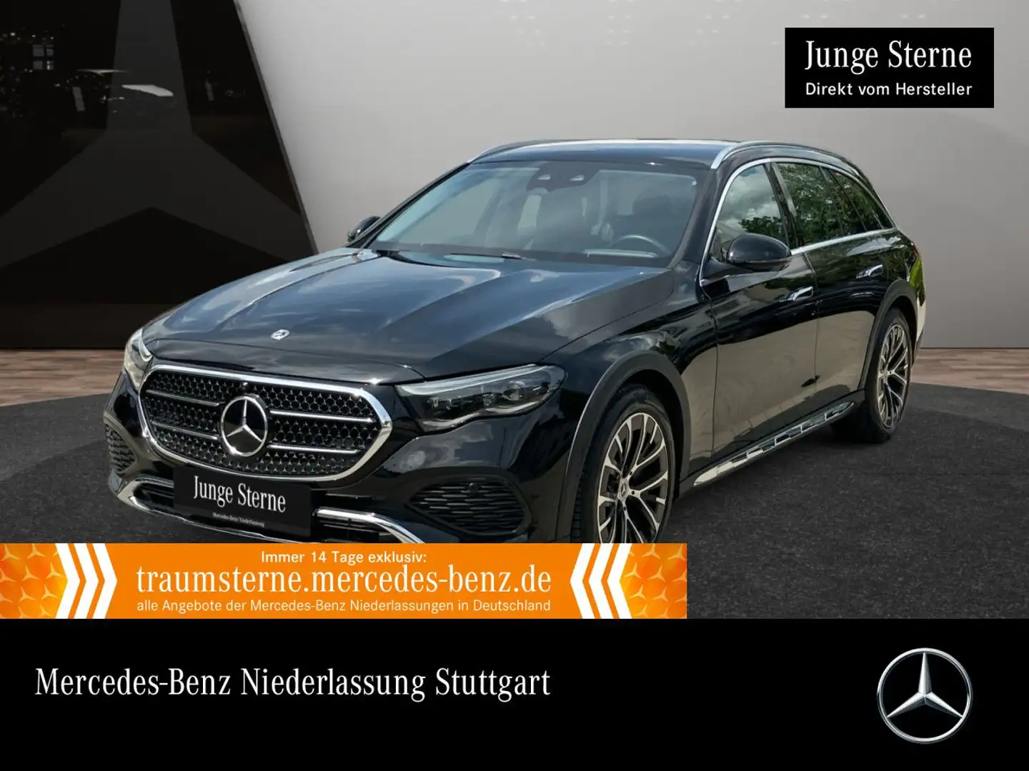 Mercedes-Benz E 450 T 4M Avantgarde Fahrass 360° Airmat Distr. Negro - 1