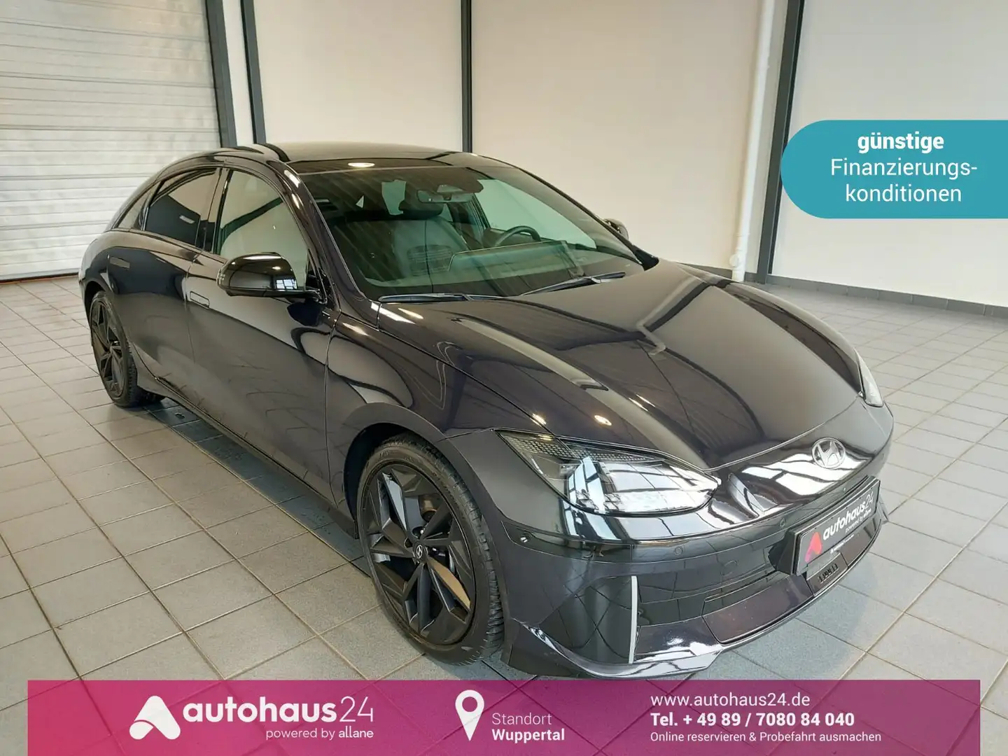 Hyundai IONIQ 6 First Edition / 4WD|77,4 kWh|HeadUp|LED Bleu - 1