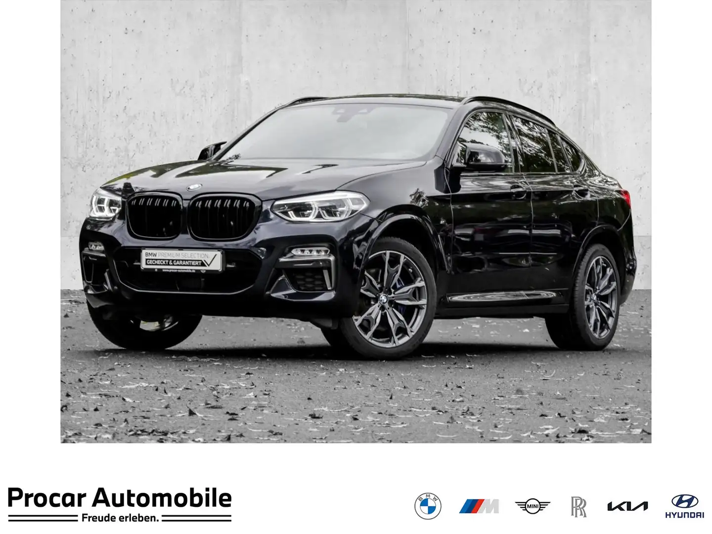 BMW X4 M 40i ADAPT.LED+ACC+HuD+PANO+STANDHZG+DA+PA Schwarz - 1