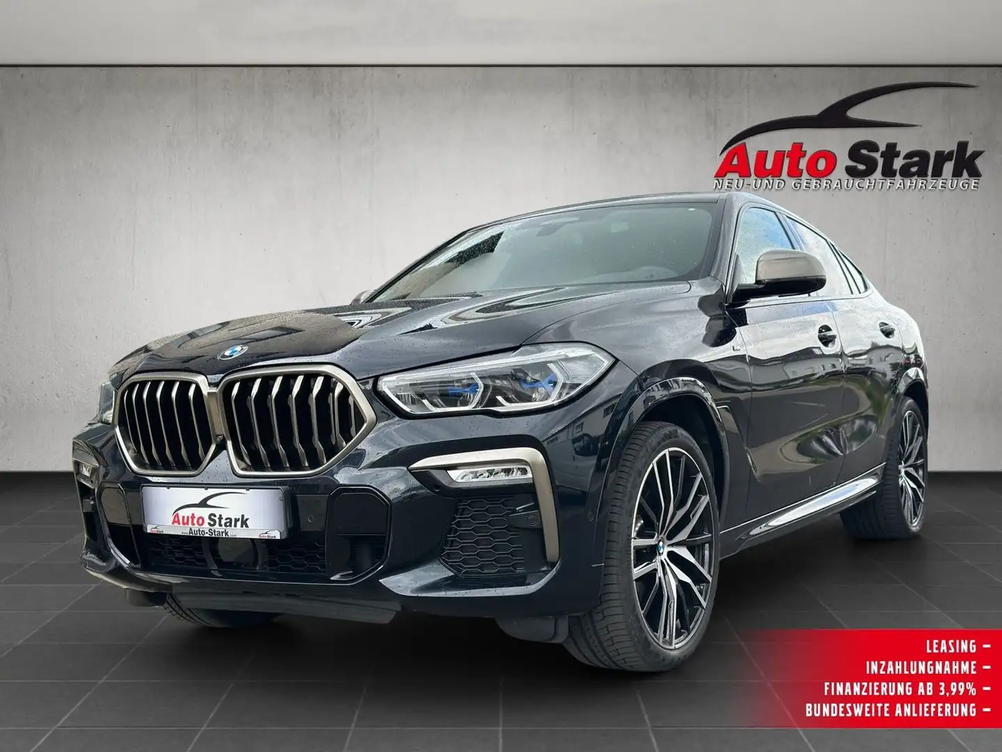 BMW X6 M d°xDrive°Pano°Softclose°Standheizung°360°HuD°DEKRA Noir - 1