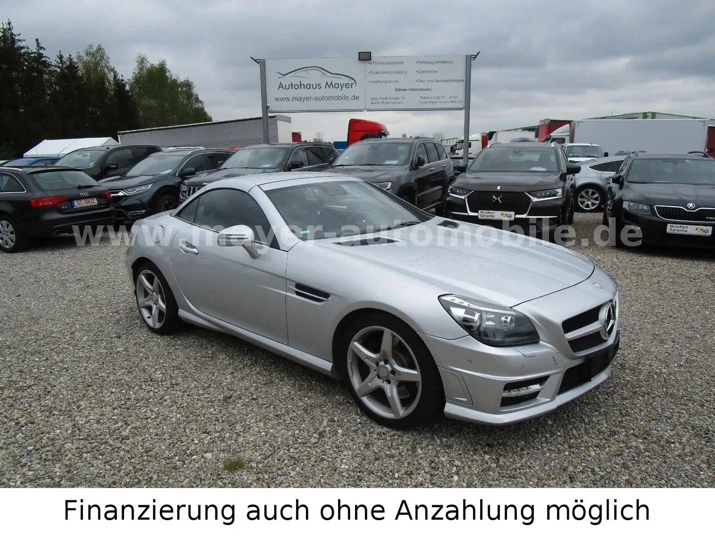 Mercedes-Benz SLK 200 BlueEfficiency *AMG-Line*Bi-Xenon* Stříbrná - 1