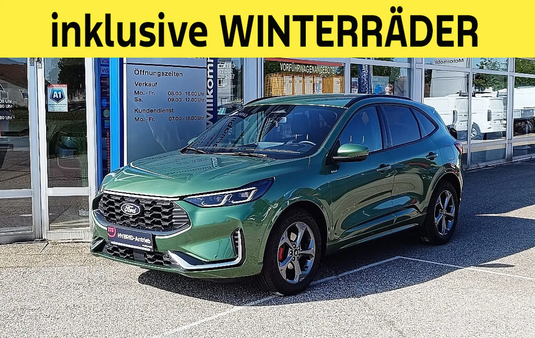 Ford Kuga 2,5 Duratec FHEV ST-Line X Aut. Grün - 1