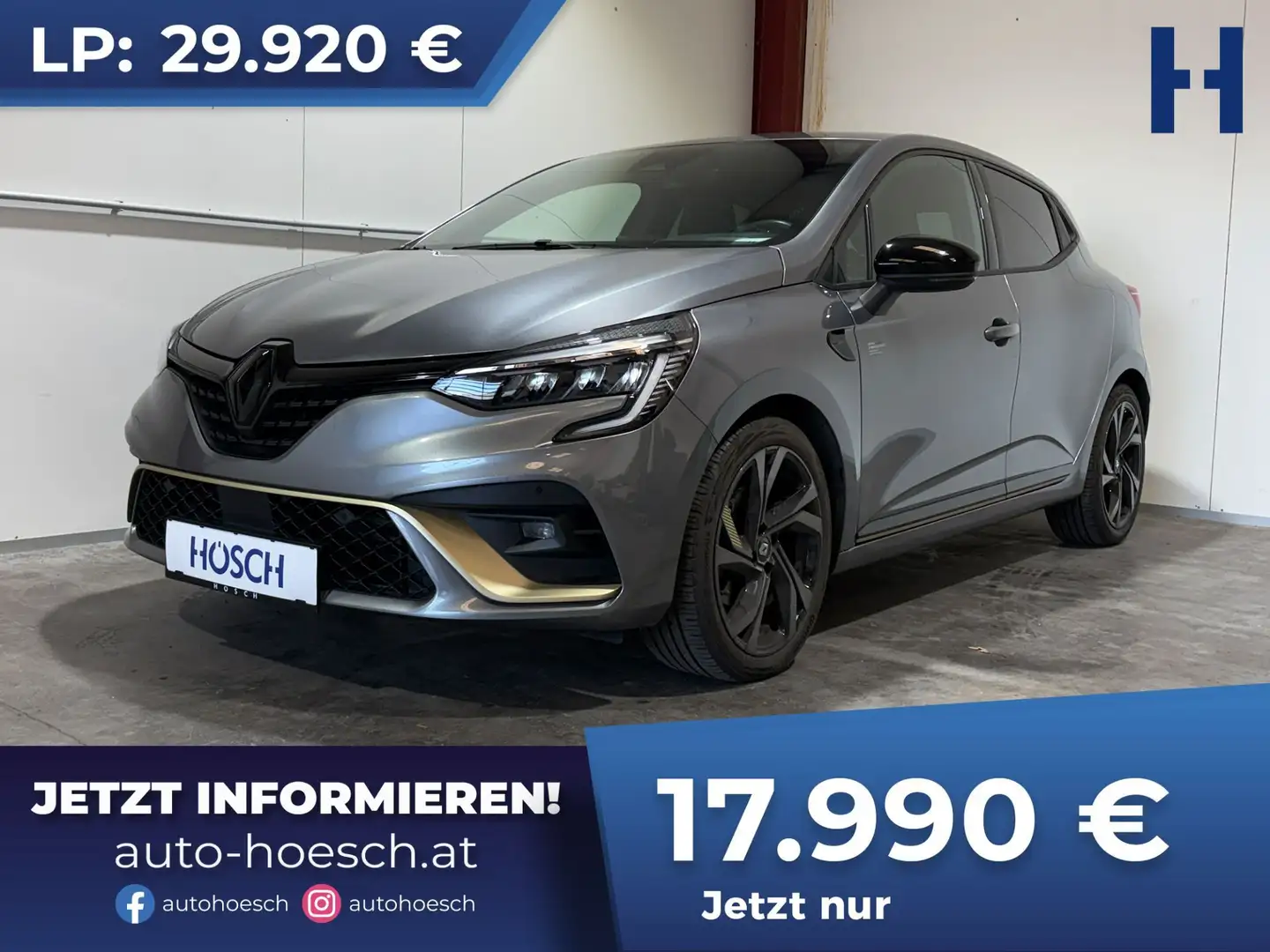 Renault Clio E-Tech Engineered Hybrid 145 8-fach KAMERA ++ Grau - 1