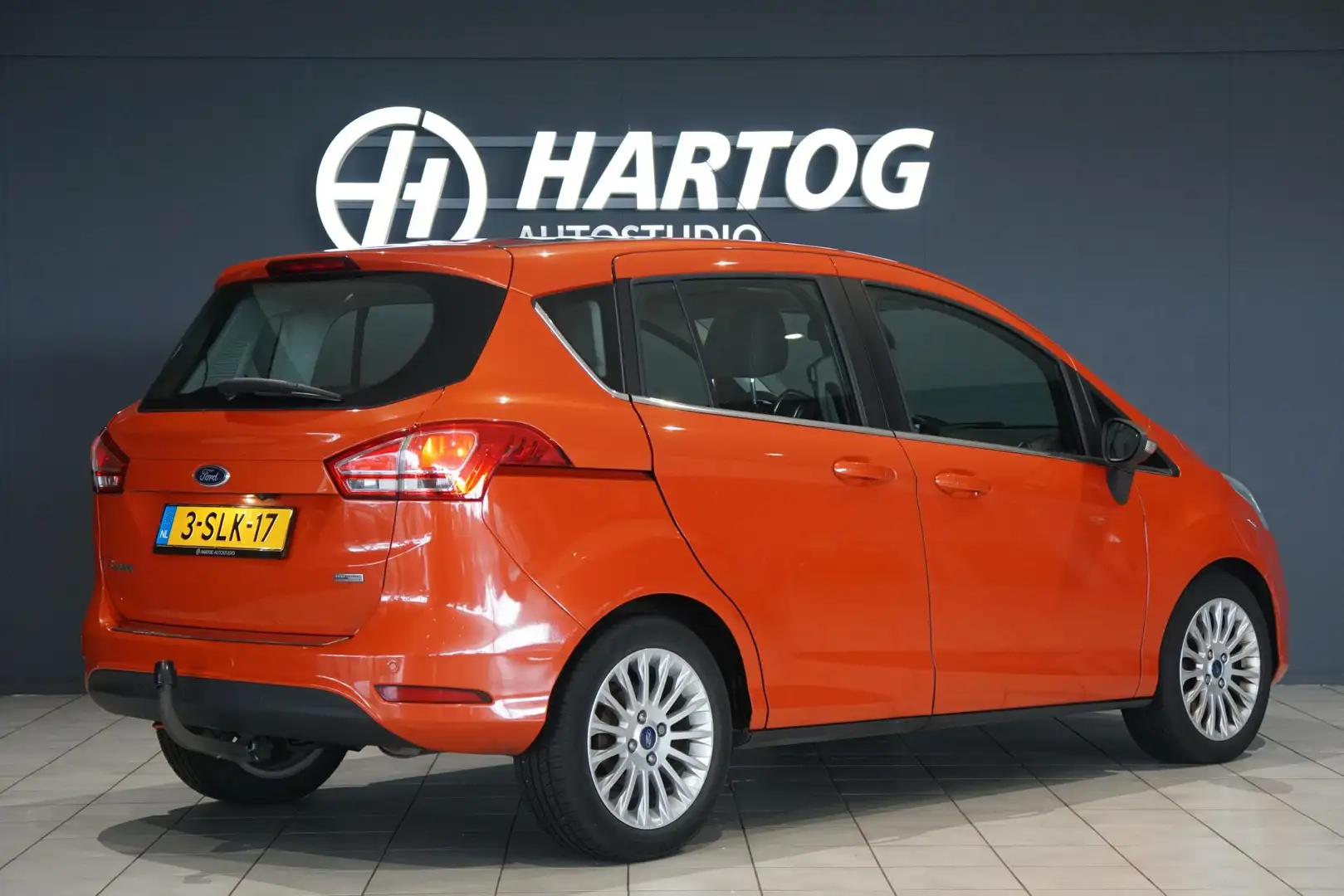 Ford B-Max 1.0 EcoBoost Titanium + CAMERA / TREKHAAK Arancione - 2