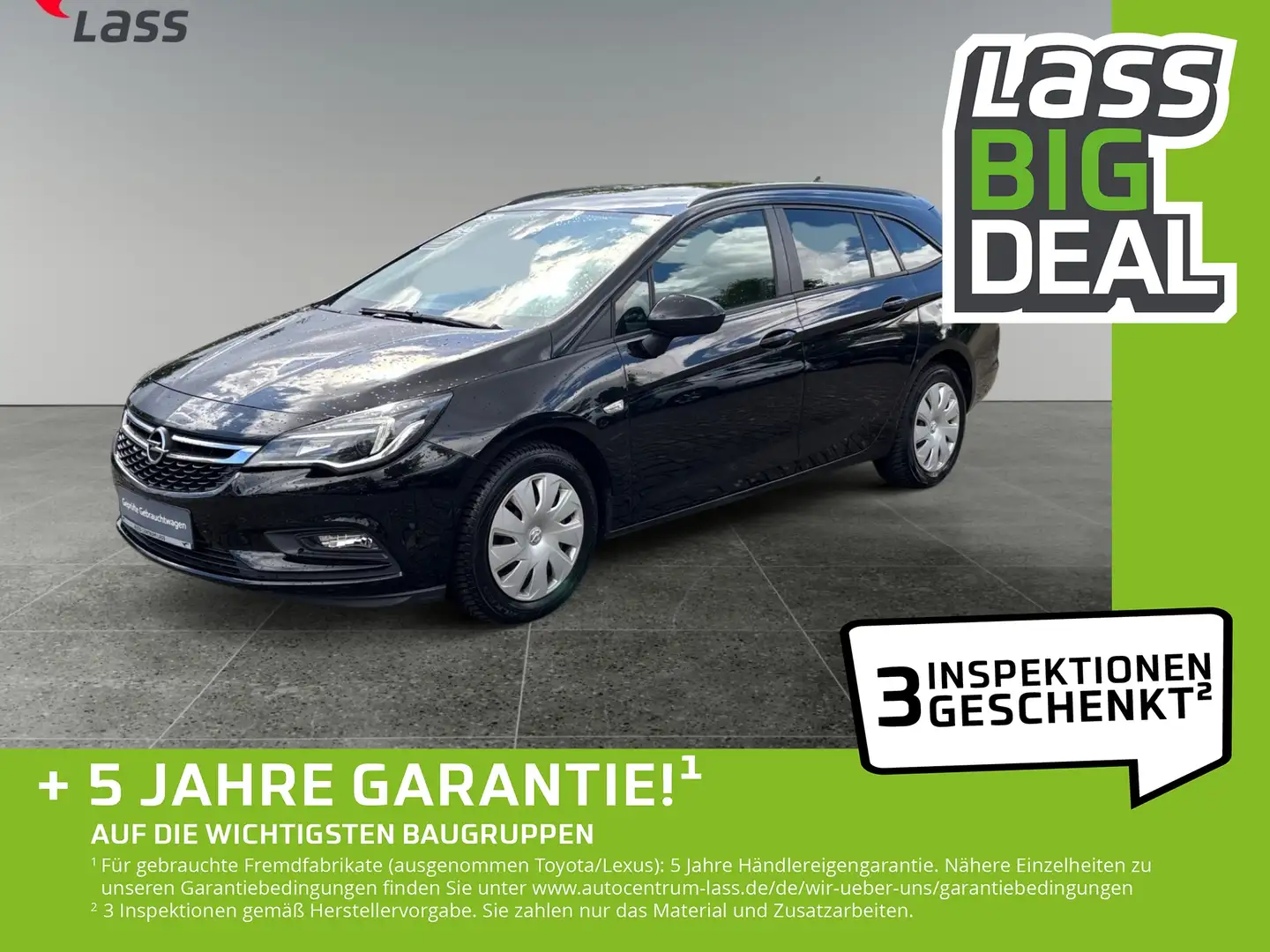 Opel Astra K Sports Tourer 1.0 Turbo Navi Klimaaut AHK Schwarz - 1