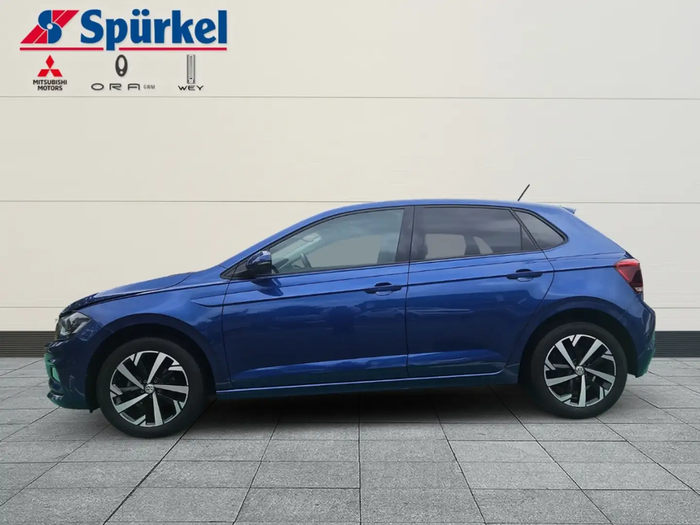 Volkswagen Polo VI Highline 1.0 TSI, Navigation, Bluetooth, Sitzhe Blau - 2