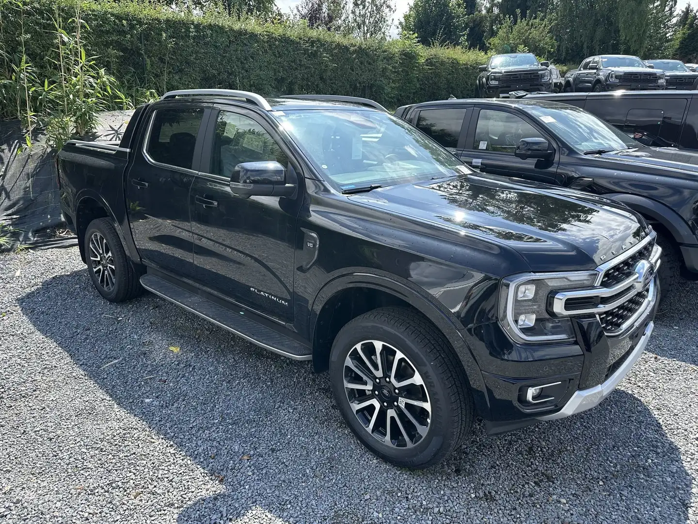 Ford Ranger 3.0d V6 Platinum 4wd automaat +leder+camera+parkh Negru - 2