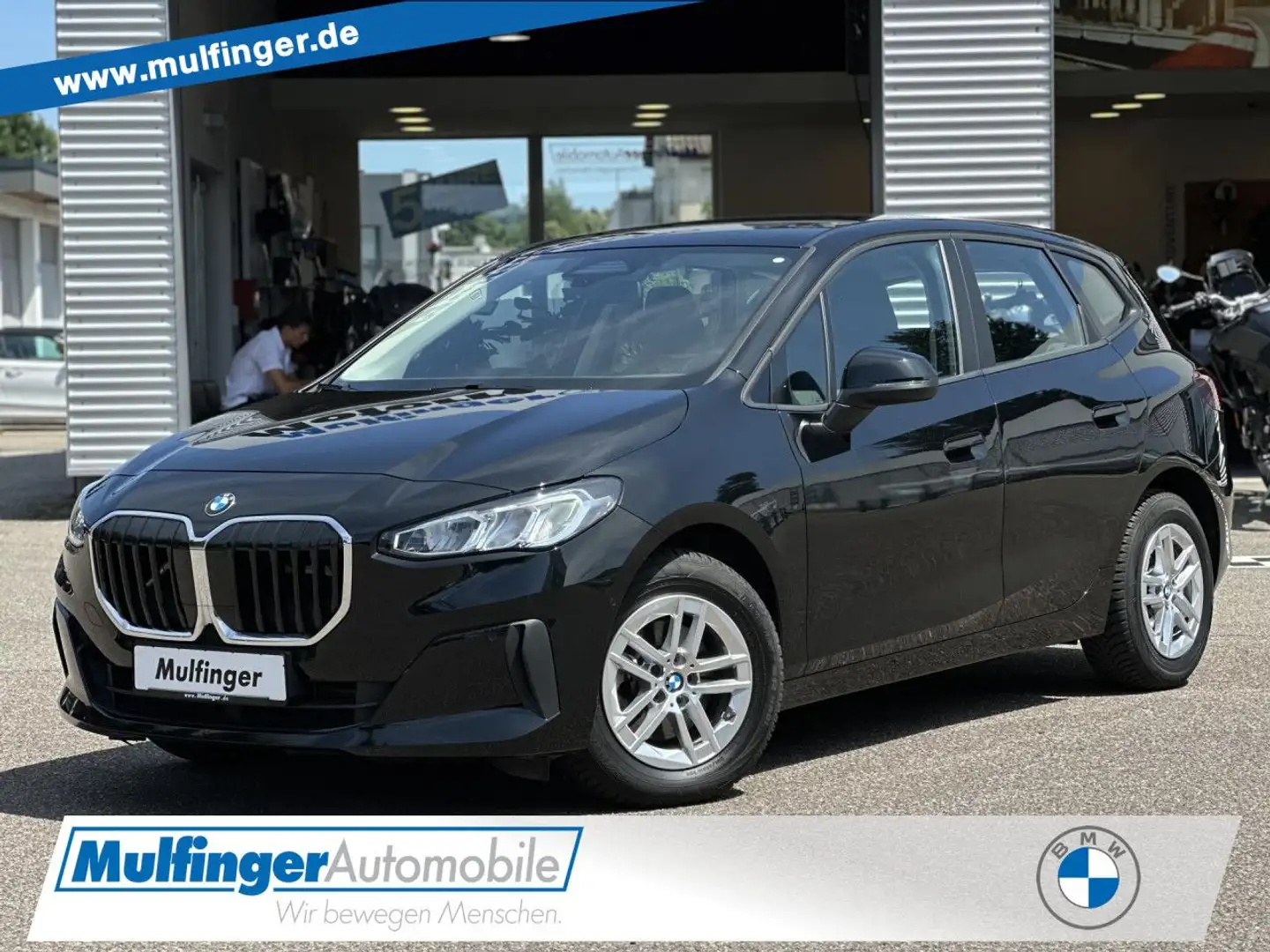 BMW 218 i AT. DKG Kamera Sitzh. Widescreen Live-Navi Noir - 1