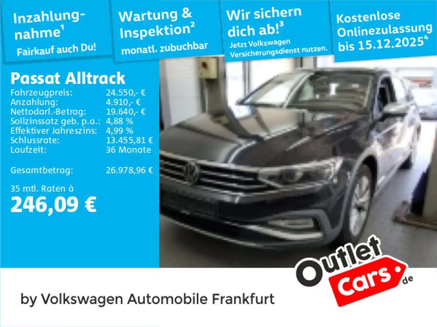 Volkswagen Passat Alltrack Passat Variant Alltrack 2.0 TDI DSG 4Motion Navi Negru - 1