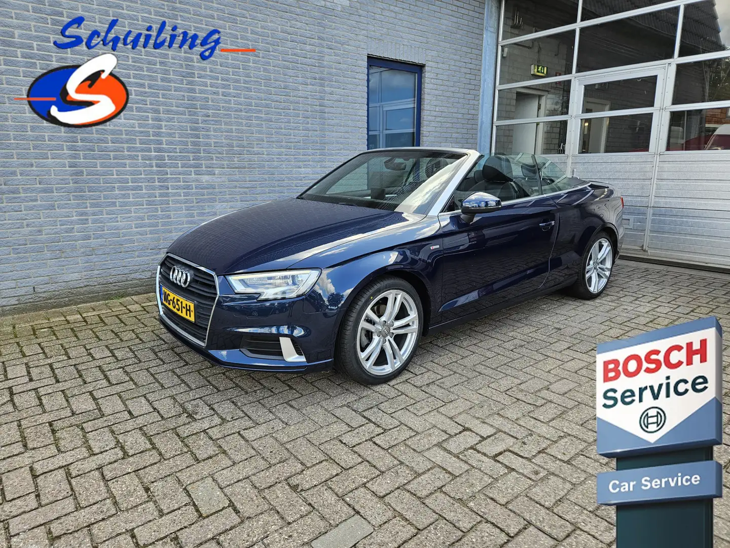 Audi A3 Cabriolet 1.4 TFSI S-line Sport Pro Inclusief Afle Blauw - 1