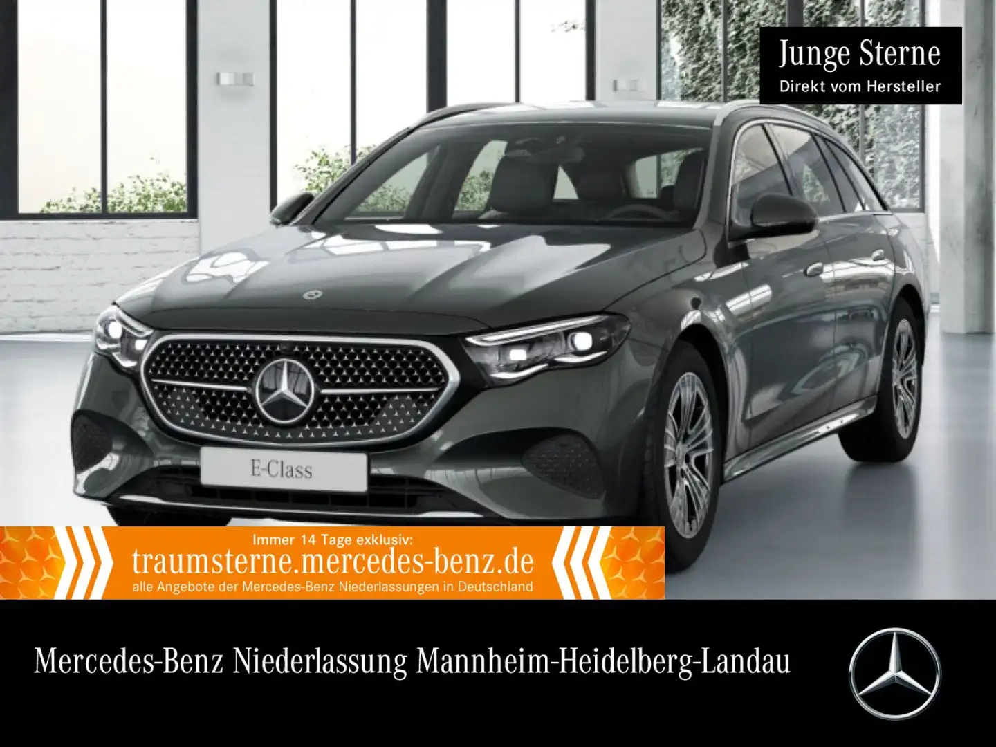 Mercedes-Benz E 220 d T Avantgarde Burmester Distr. Spurhalt-Ass Grau - 1