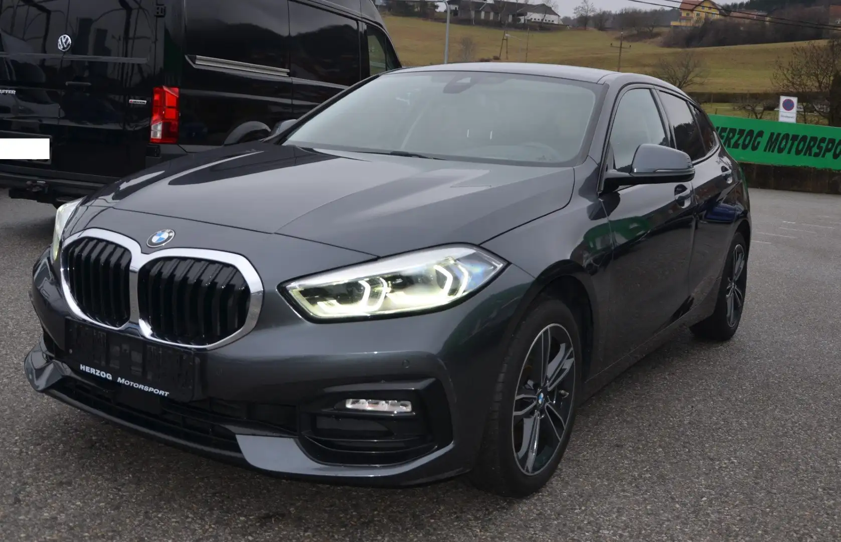 BMW 118 118d SPORTLINE LED LIVE-COCKPIT T-LEDER NAVI 1.BE Grau - 2