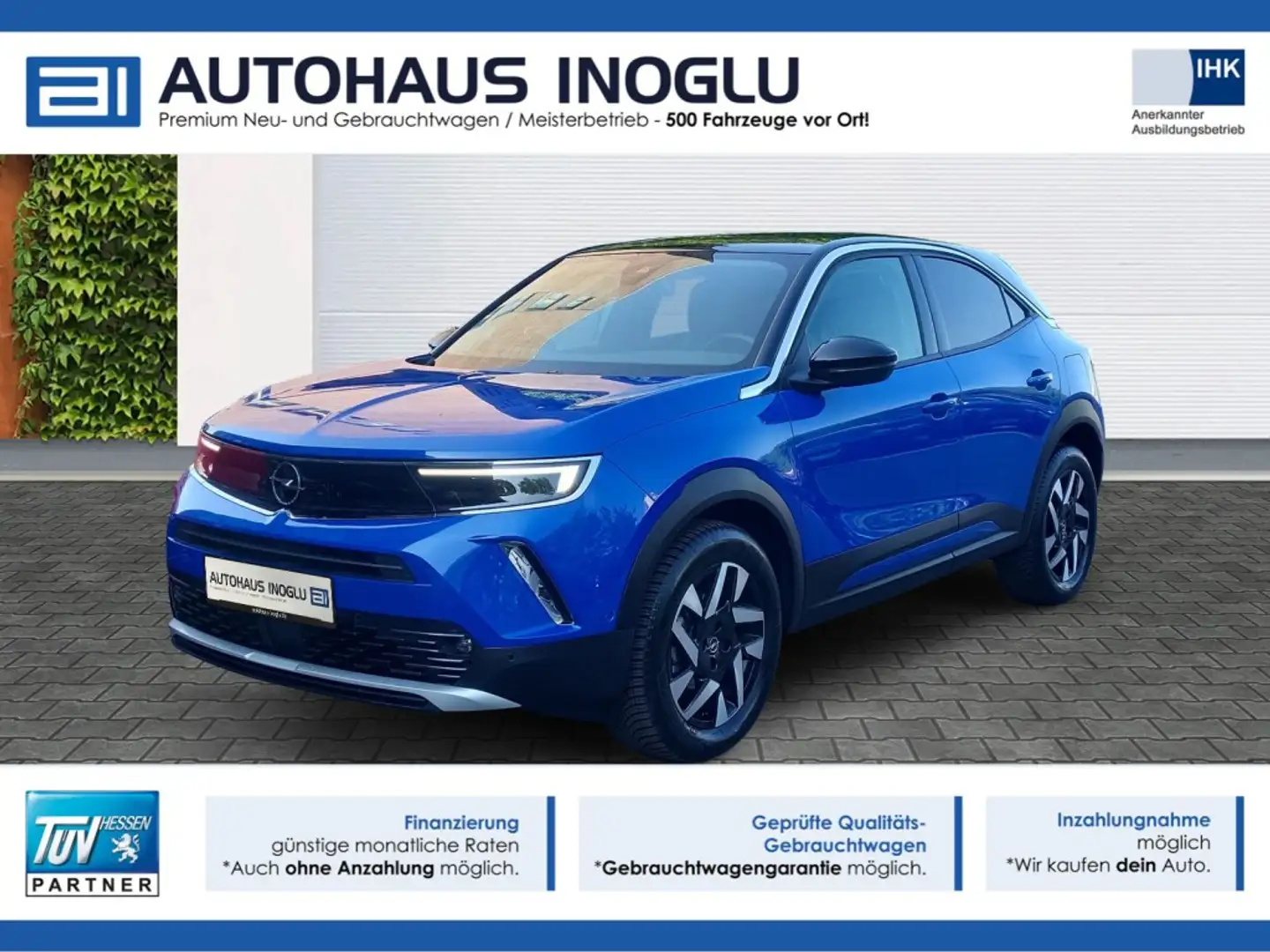 Opel Mokka 1.2 AT*Elegance*Navi*LED*RKam*Lenk Shz*DAB Bleu - 1