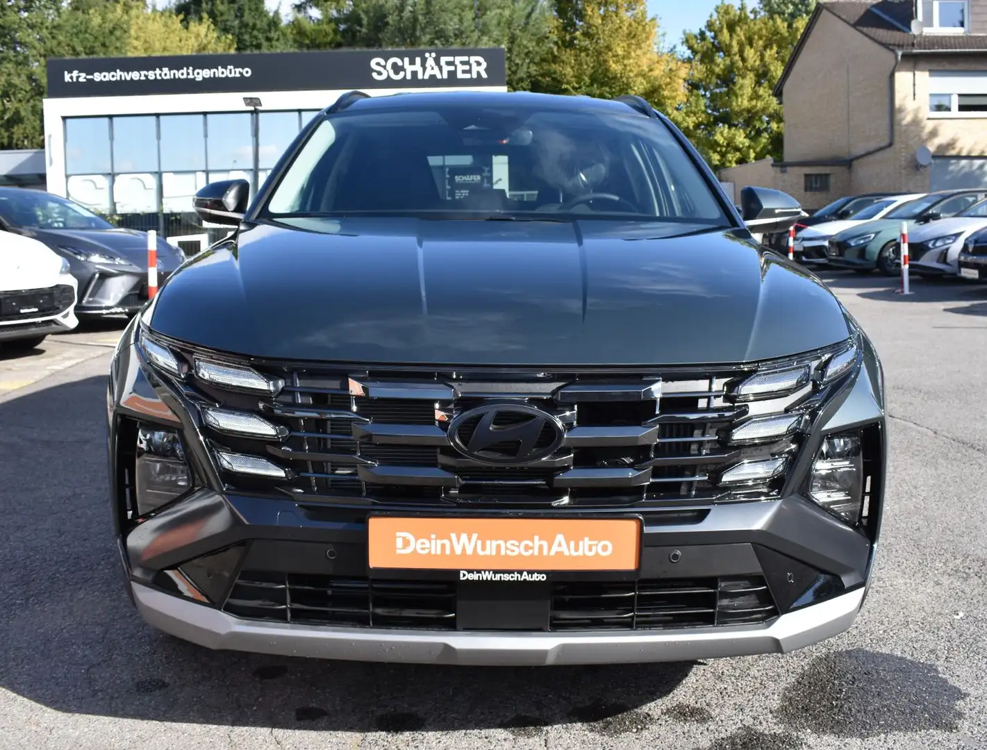 Hyundai TUCSON Hybrid 215 PS Navi SHZ Krell eHK SOFORT Grün - 2