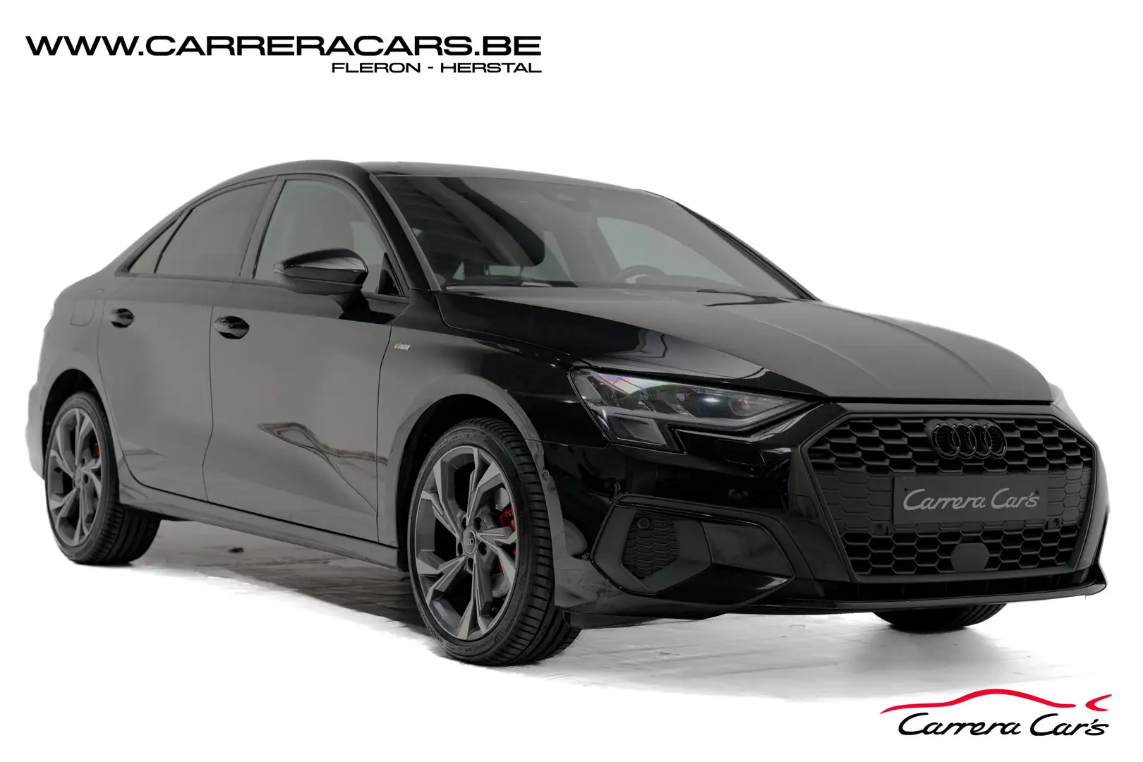 Audi A3 Sedan | Berline 30TFSI S line tronic*|CUIR*VIRTUAL Zwart - 1