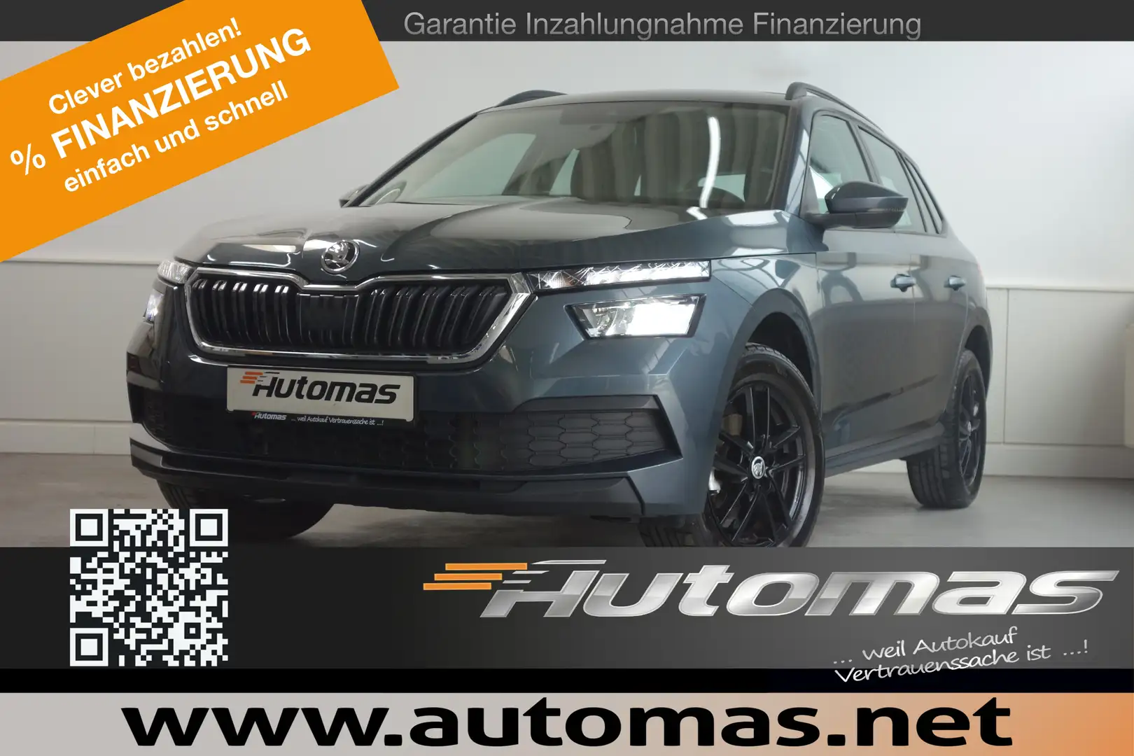 Skoda Kamiq Active DSG AHK Klima SHZ PDC Alu Grau - 1