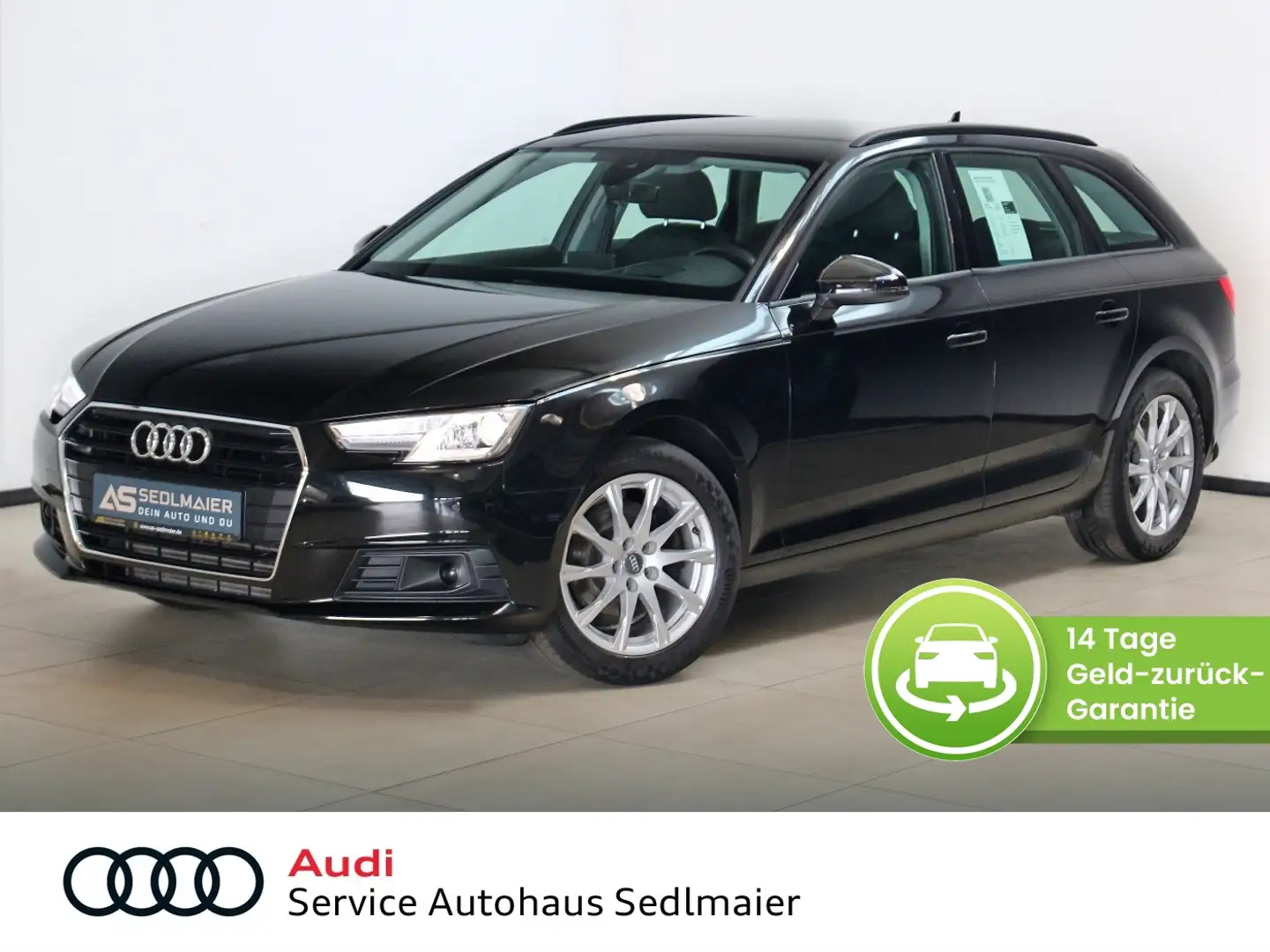 Audi A4 2.0 TFSI Avant HuD|SHZ|ACC|PDCvo+hi|NAV|Xenon Černá - 1