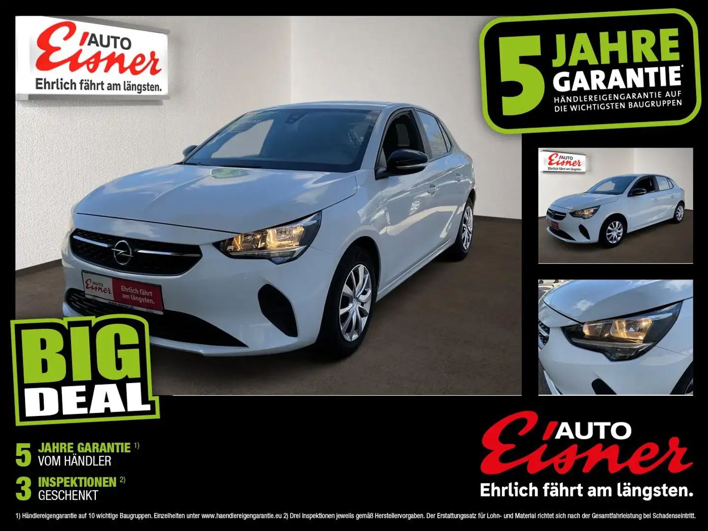 Opel Corsa 1.2 EDITION NFZ Weiß - 1