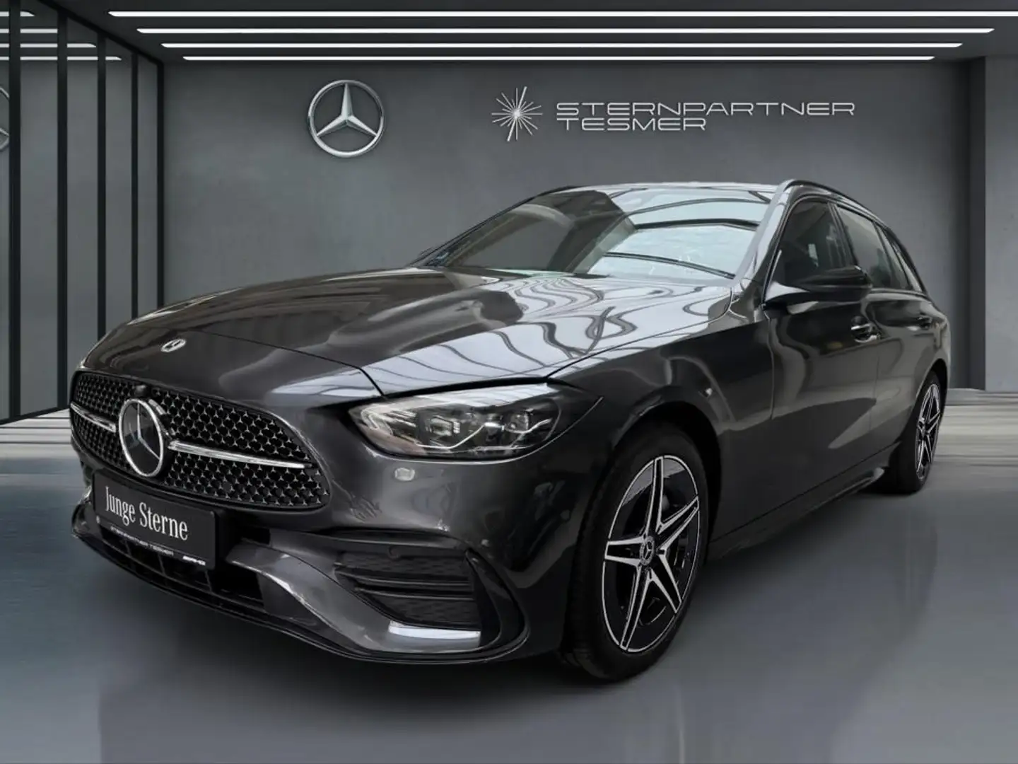 Mercedes-Benz C 300 de T AMG+NIGHT+PANO+KAMERA+AHK+DISTRONIC Grau - 2