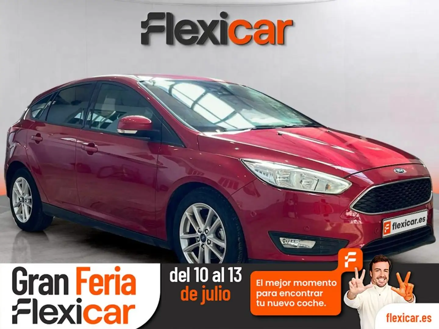 Ford Focus 1.5 TDCi 120cv Trend+ Rojo - 1