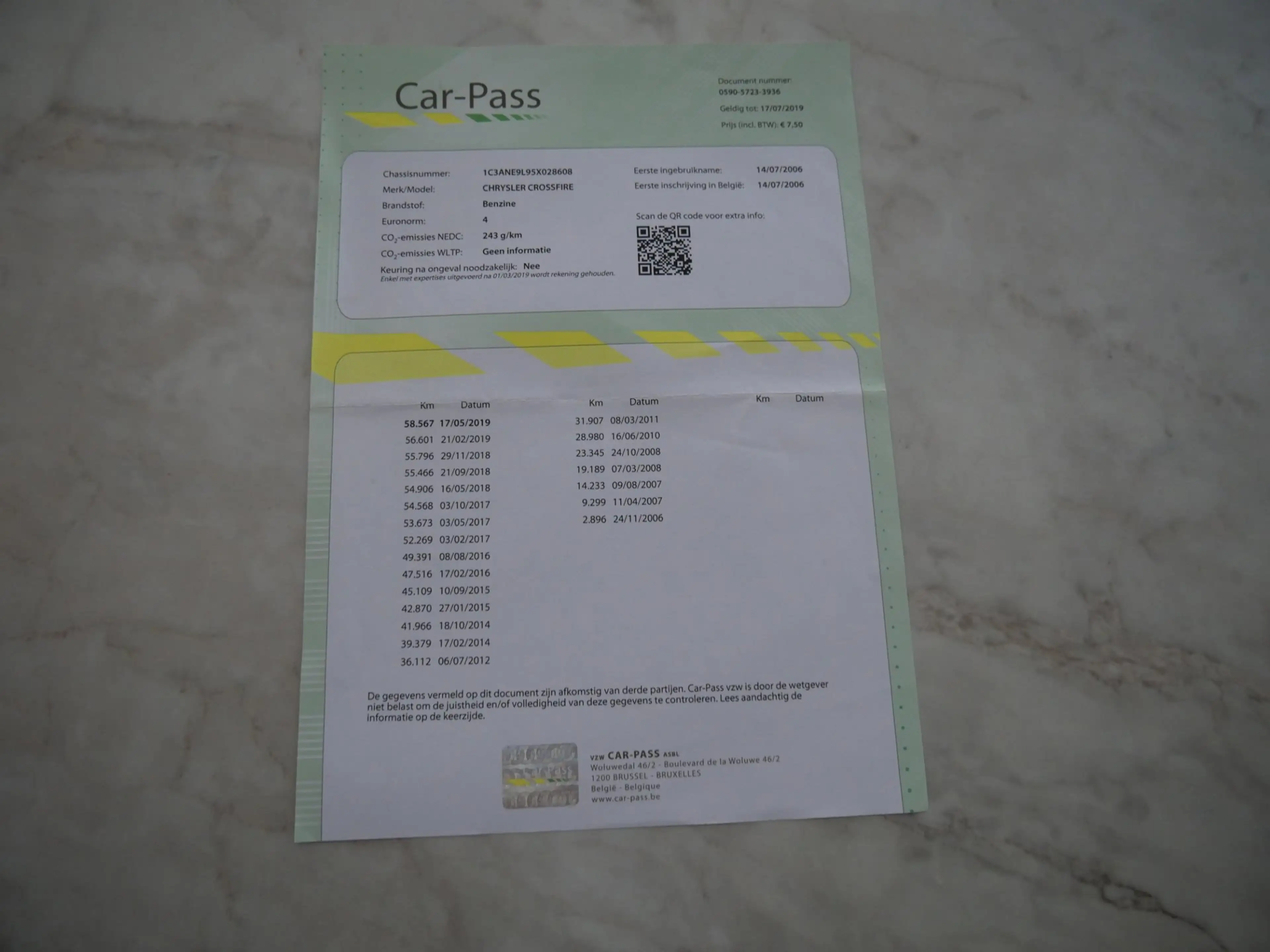 Chrysler Crossfire 3.2 V6 Limited Coupe 78.000km !!! — photo 10