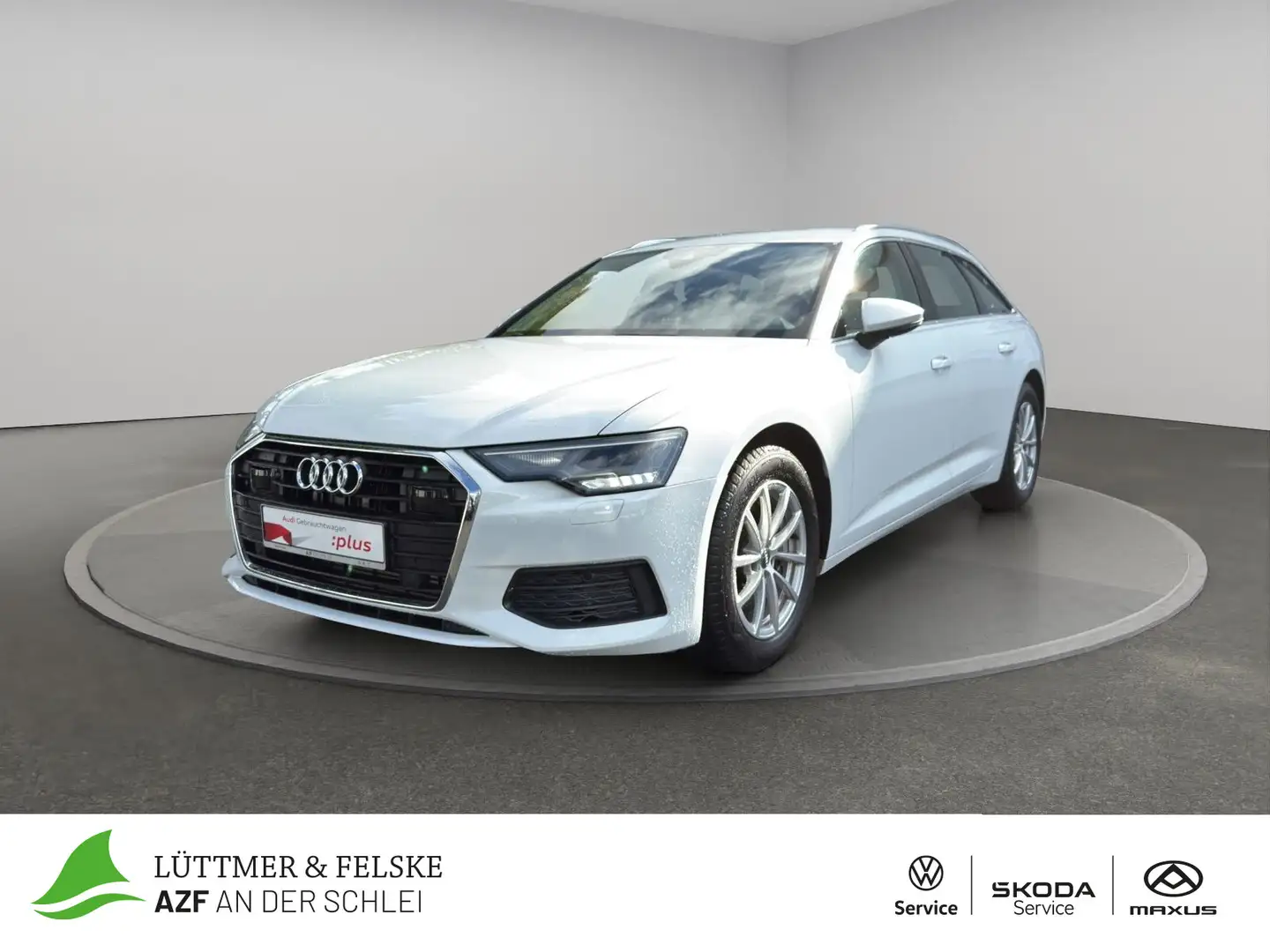 Audi A6 45 TFSI S-tronic AHK+NAVI+LEDER+LED+ACC Weiß - 1