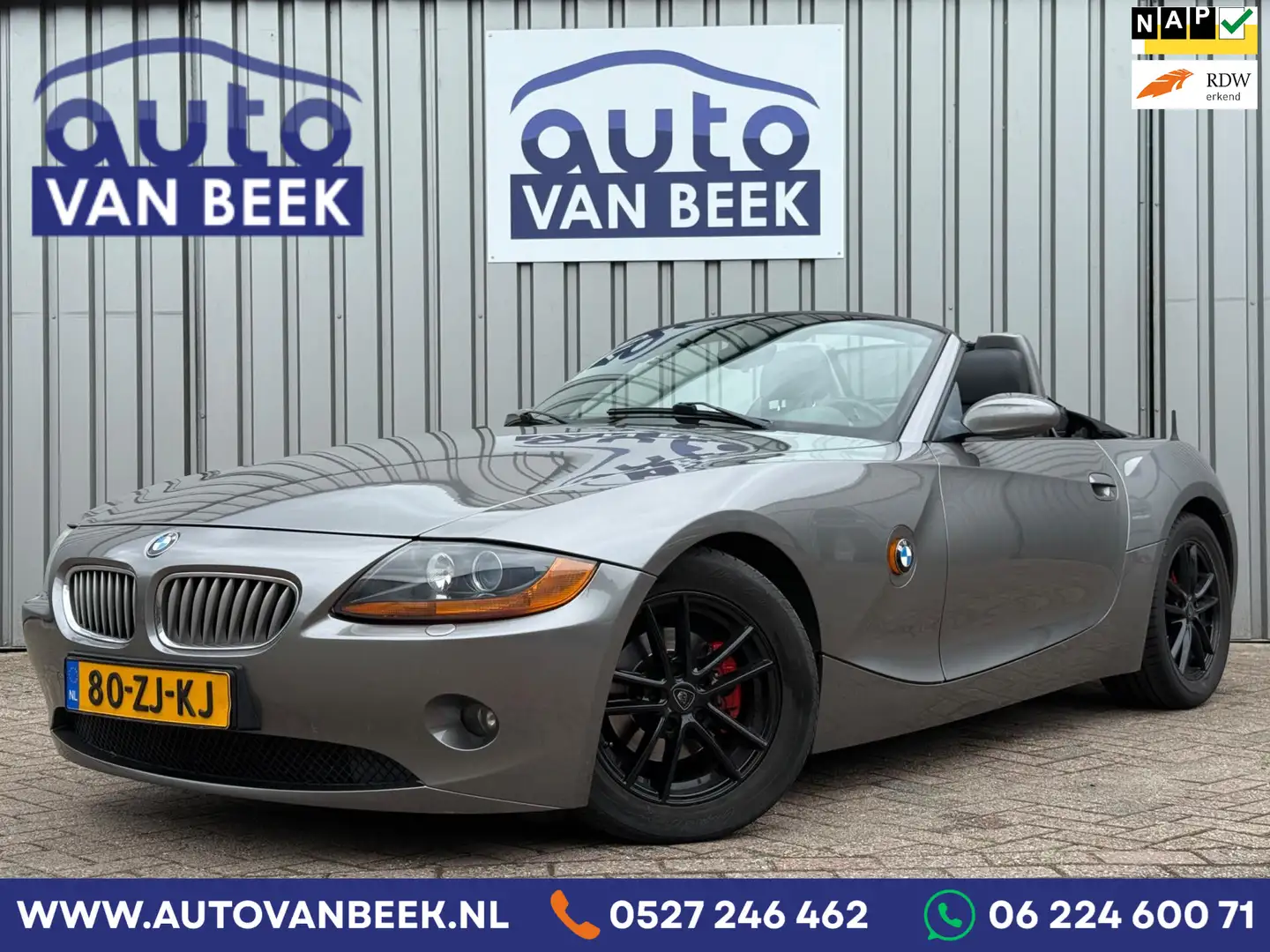 BMW Z4 Roadster 2.2i|Prachtstaat!|6 cillinder Wit - 1