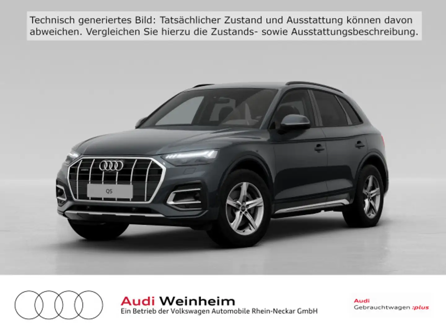 Audi Q5 40 TFSI quattro AHK Matrix-LED Navi S-tronic Grau - 2