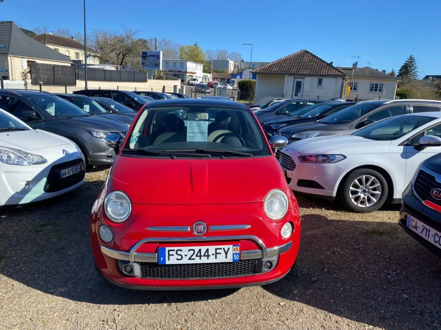 Fiat 500 1.3 Multijet 75ch Rouge - 1