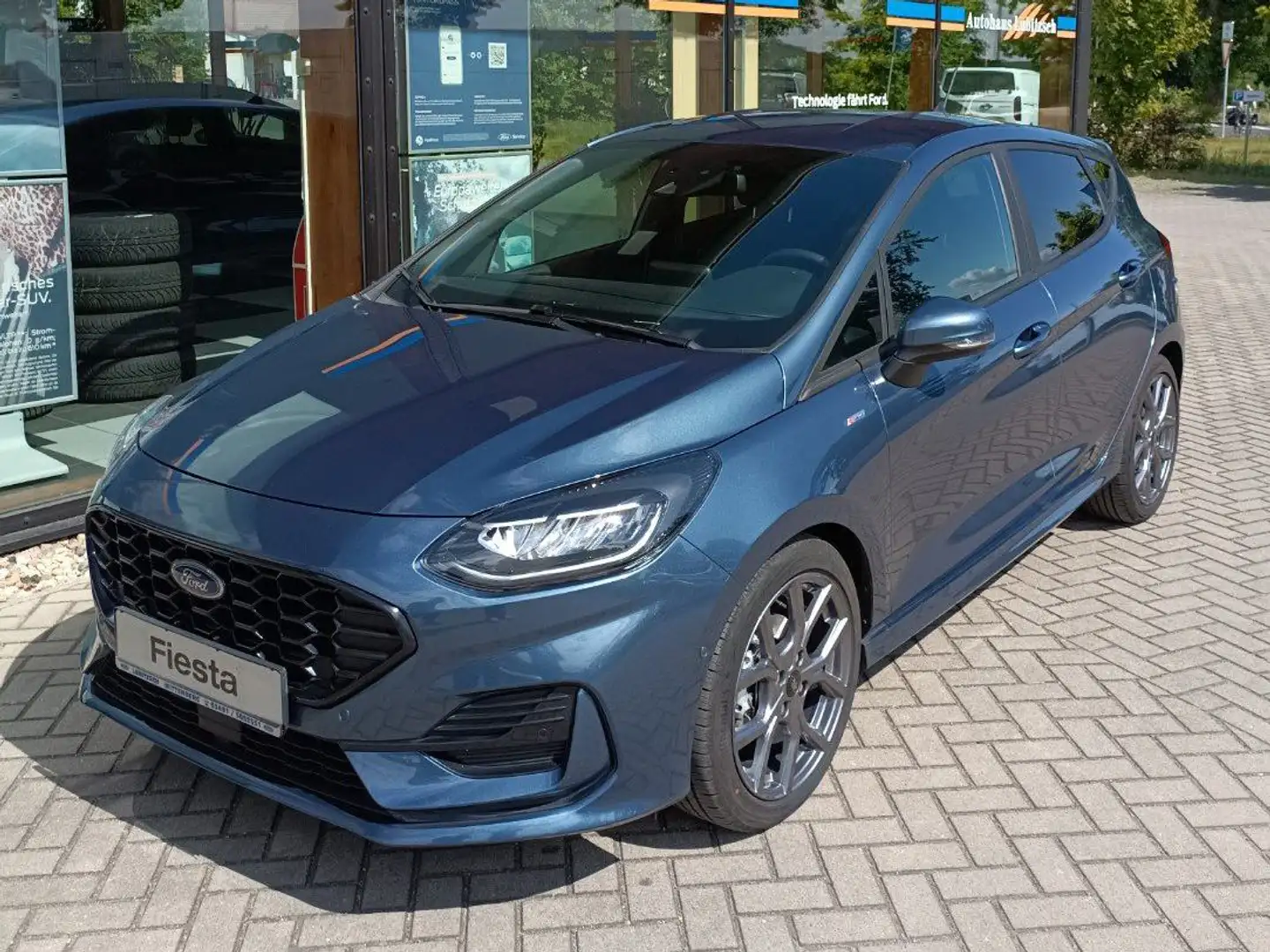 Ford Fiesta 1.0 EcoBoost Hybrid S Blau - 2