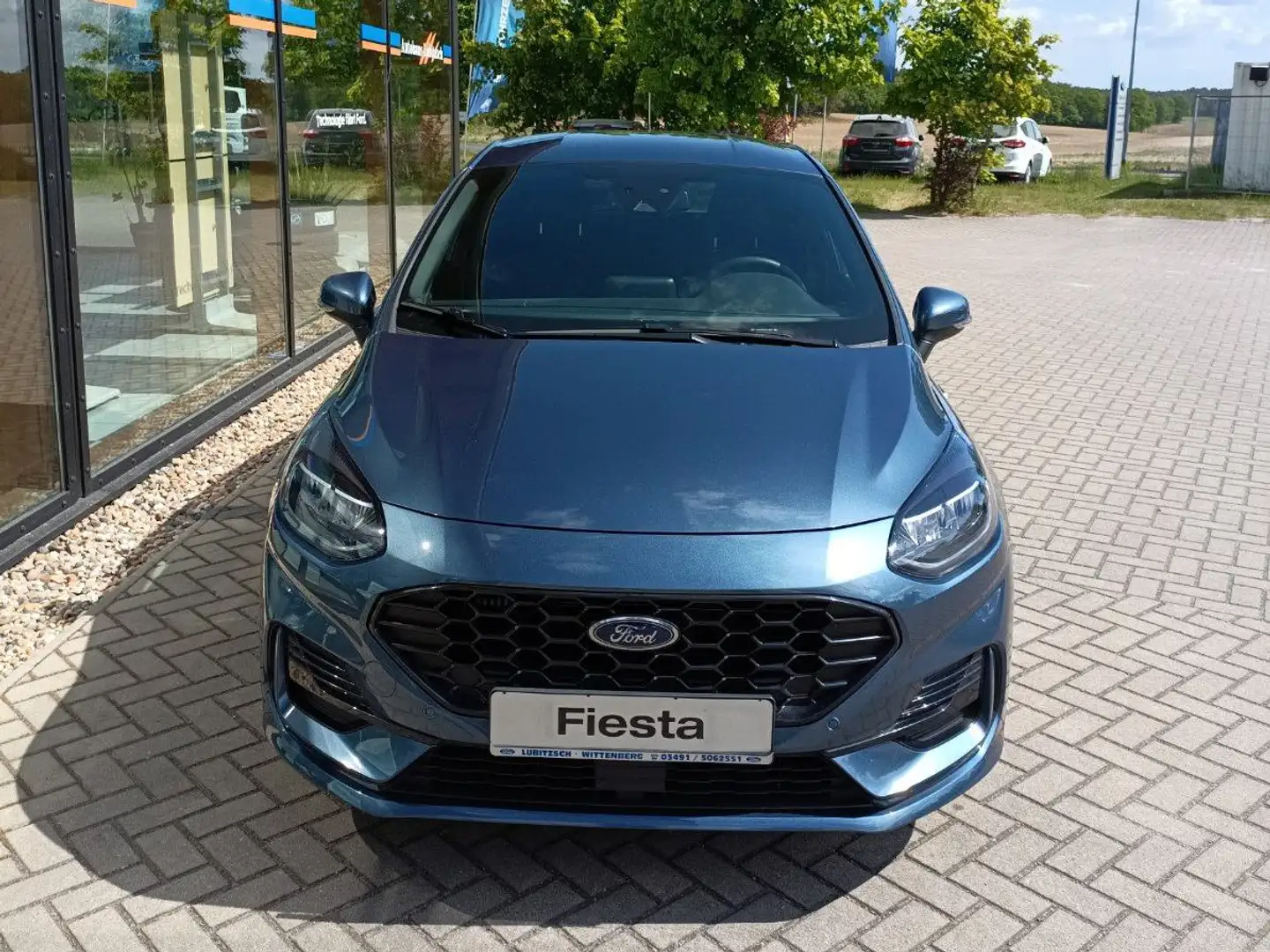 Ford Fiesta 1.0 EcoBoost Hybrid S Blau - 1