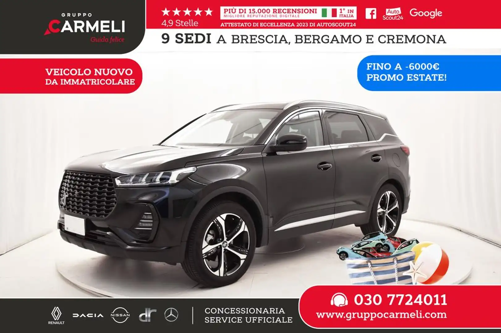 DR Automobiles DR6.0 1.5 turbo cvt - PROMO FIN. Schwarz - 1