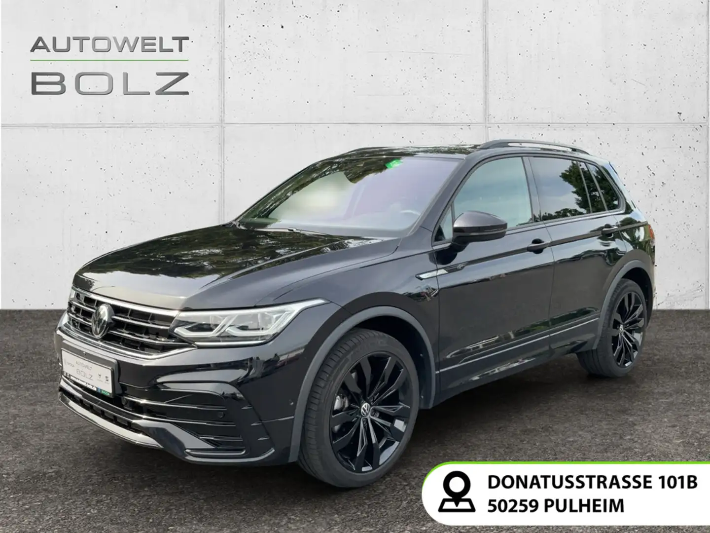 Volkswagen Tiguan R-Line 4Motion 2.0 TDI HUD StandHZG AHK P Schwarz - 1