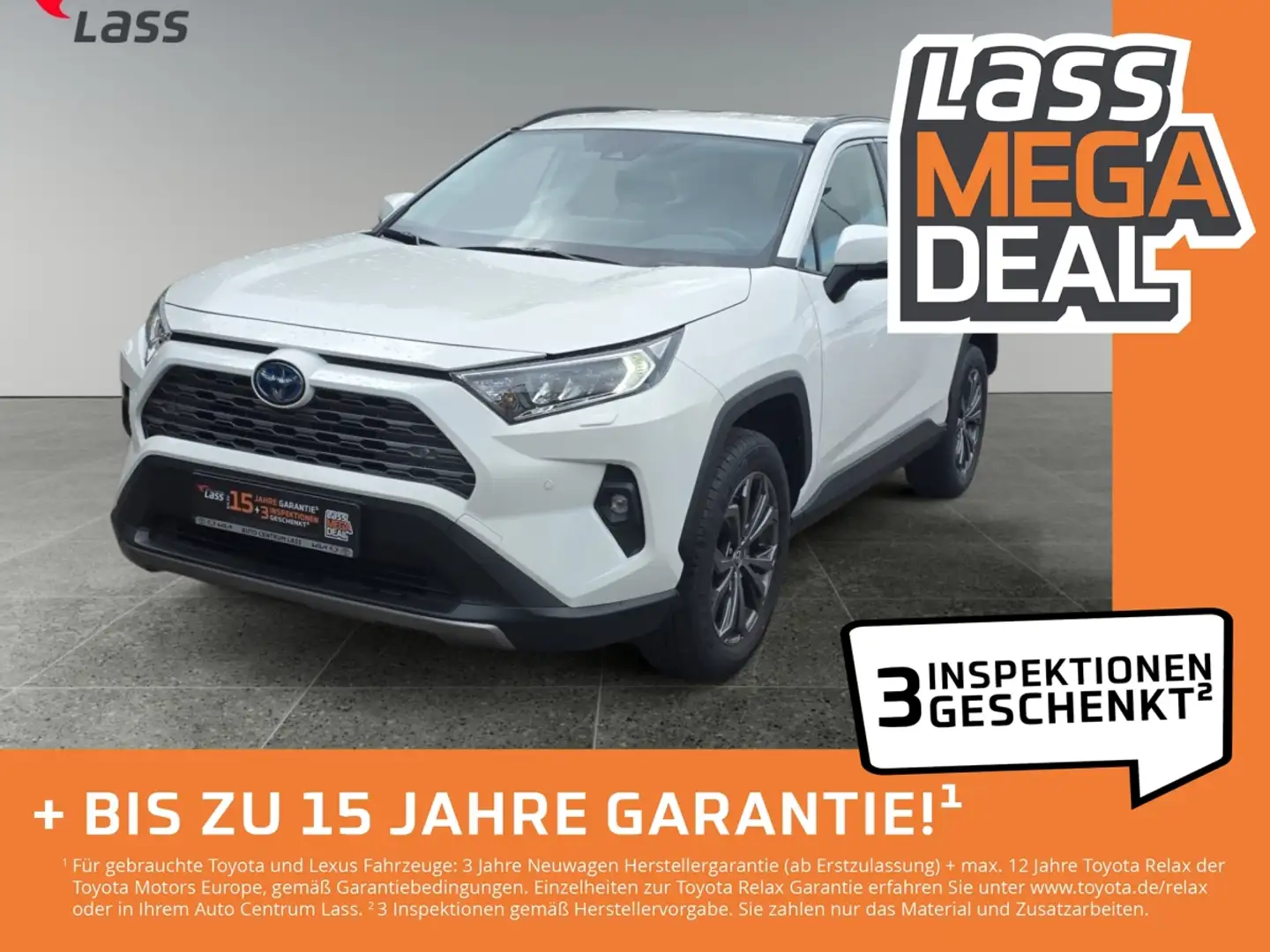 Toyota RAV 4 RAV4 2.5 D Team Deutschland ACC FLA SpurH LM Weiß - 1