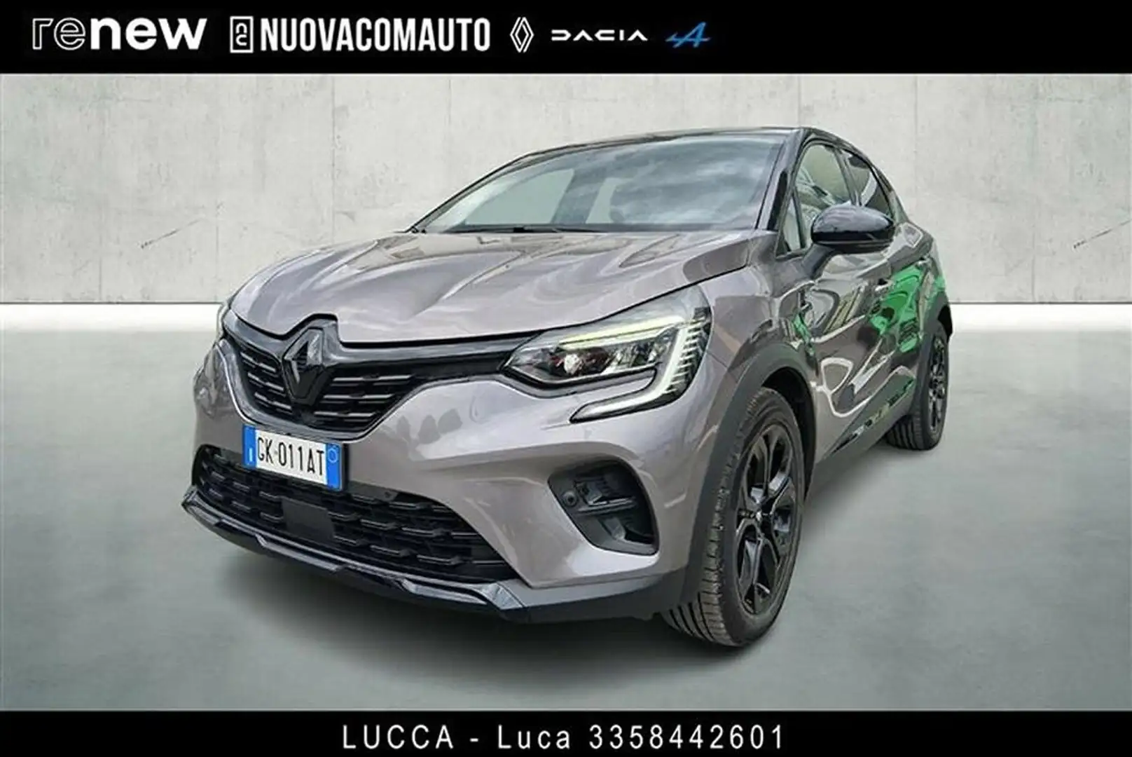 Renault Captur 1.6 hybrid Rive Gauche E-Tech 145cv auto Grau - 1