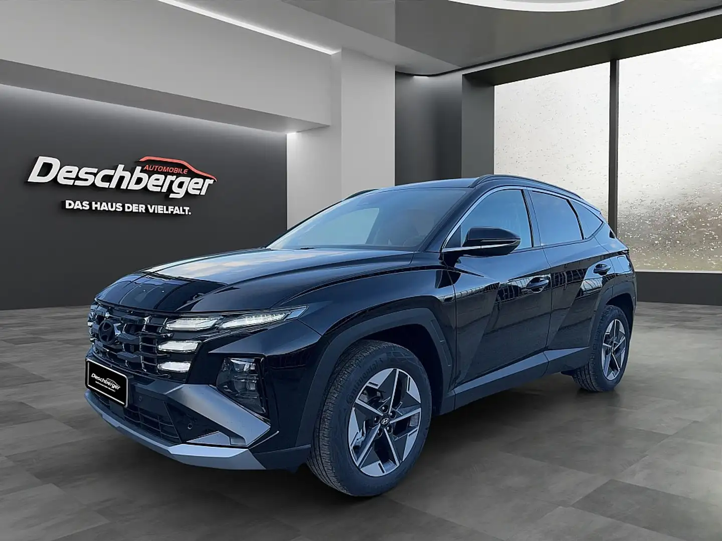 Hyundai TUCSON Tucson 1,6 T-GDI 48V 2WD GO Plus DCT Schwarz - 1