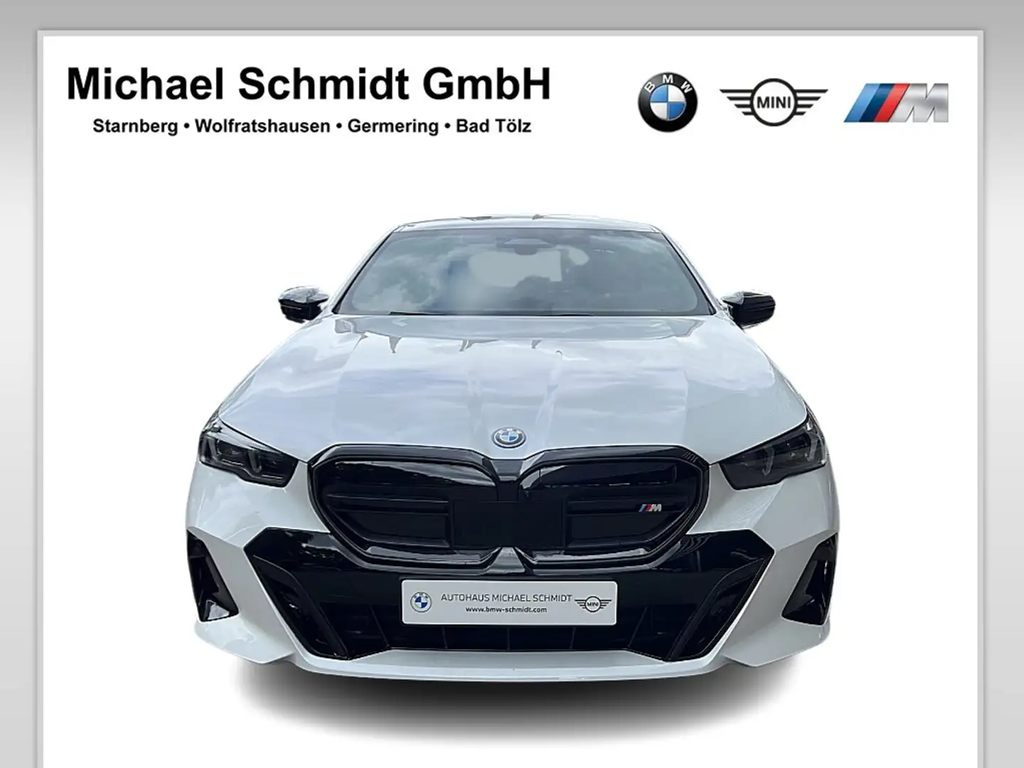 BMW i5 M60 xDrive BMW i5 Elektroauto für die Zukunft mit Weiß - 2